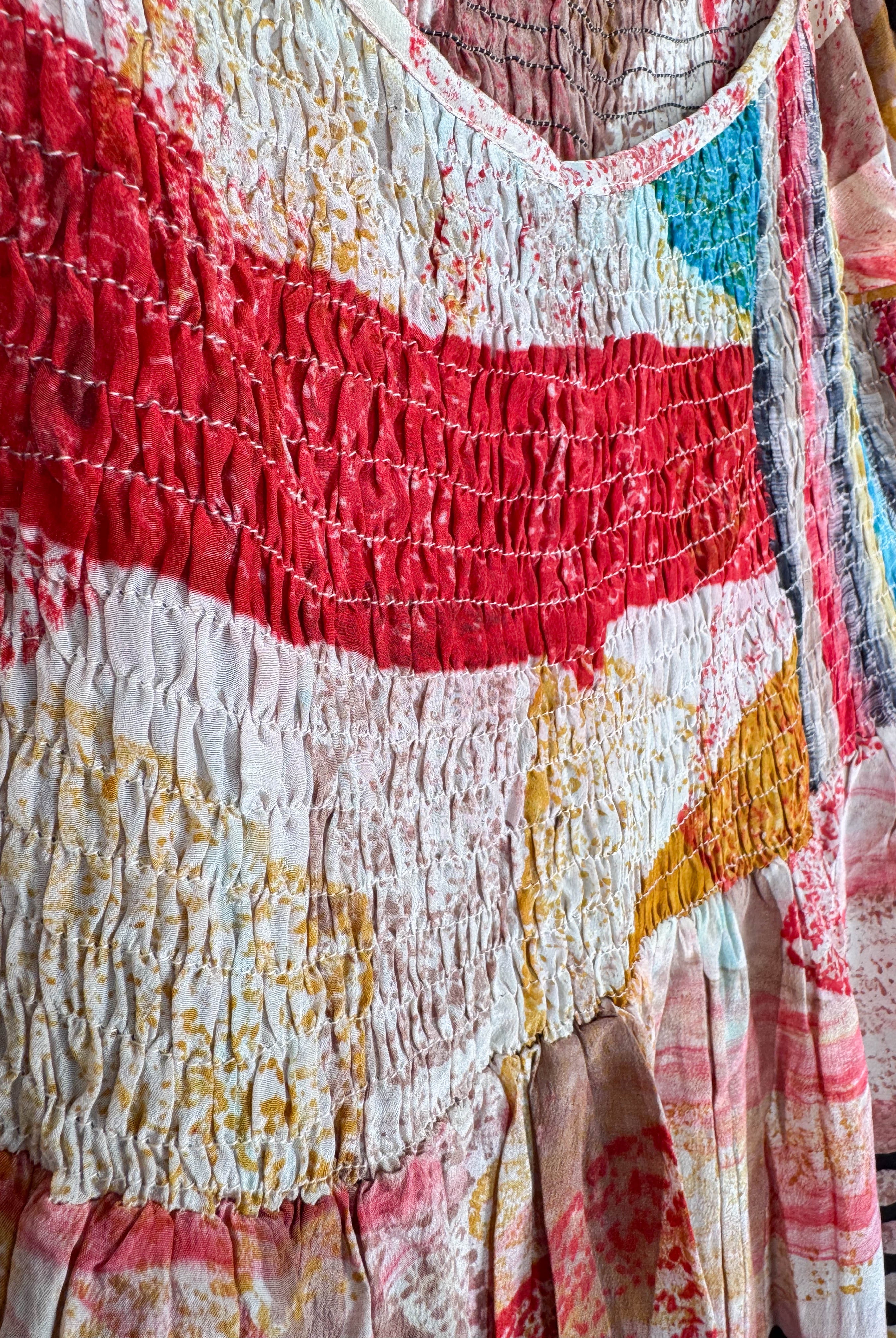 Vintage boho dress - Love Protect Sustain