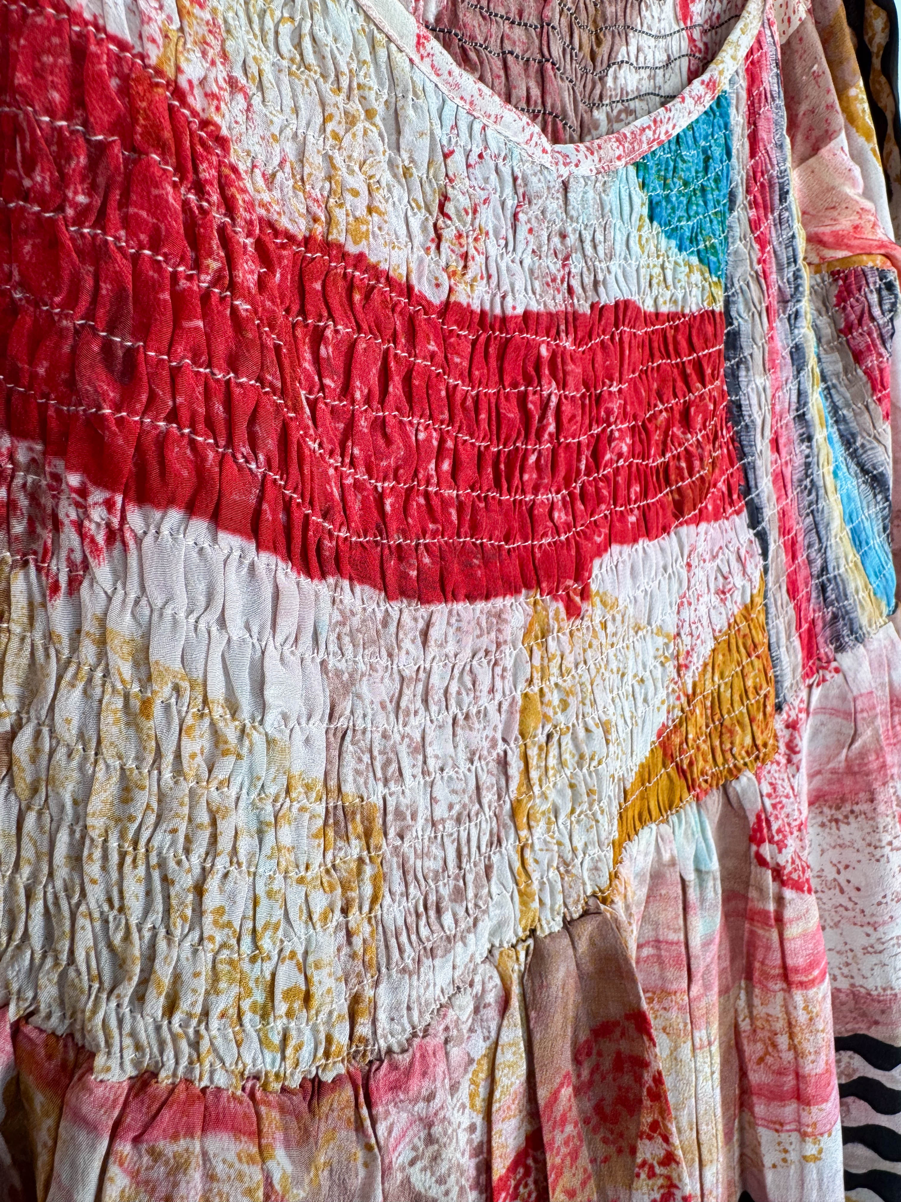 Vintage boho dress - Love Protect Sustain