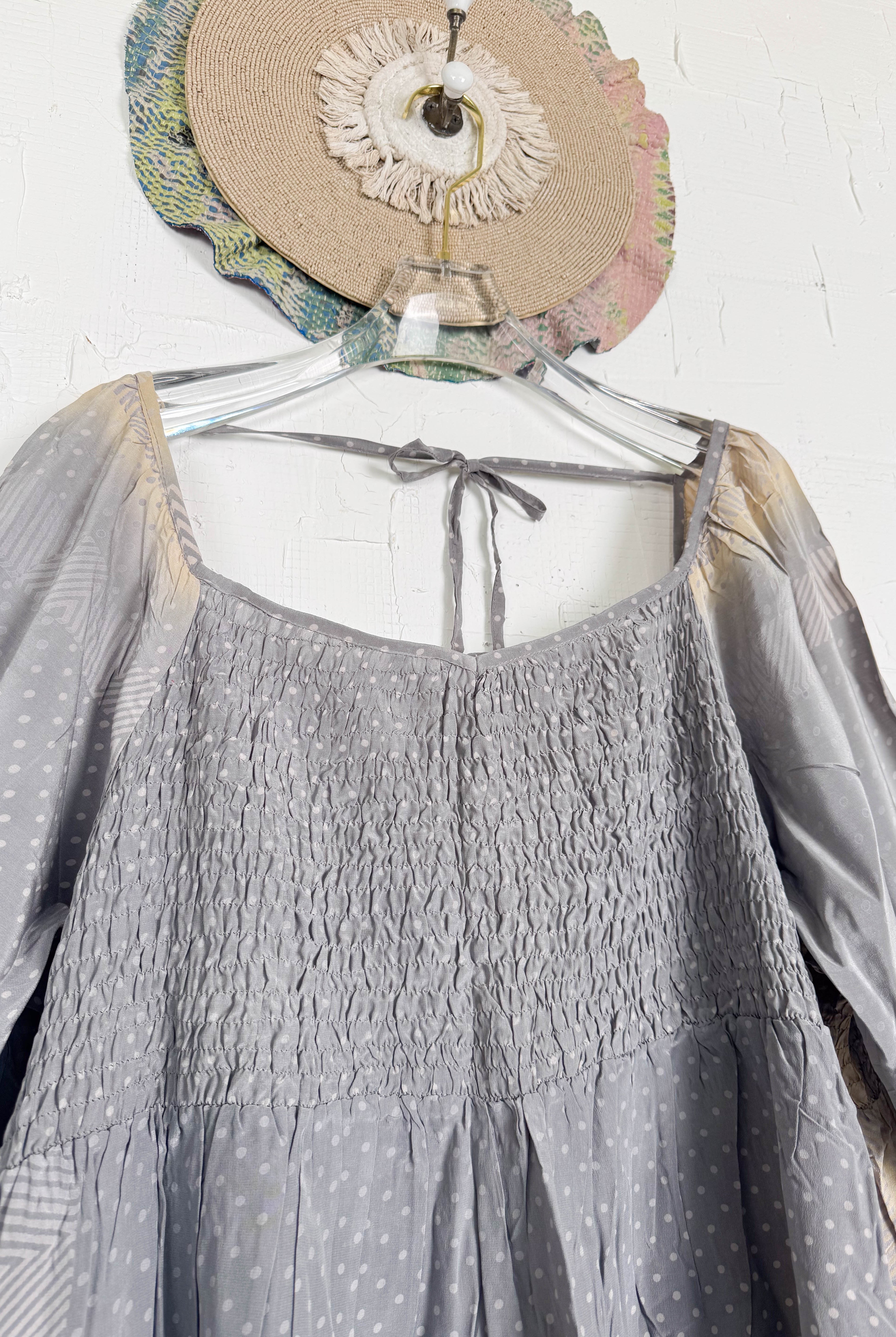 Vintage inspired silk dress - Love Protect Sustain