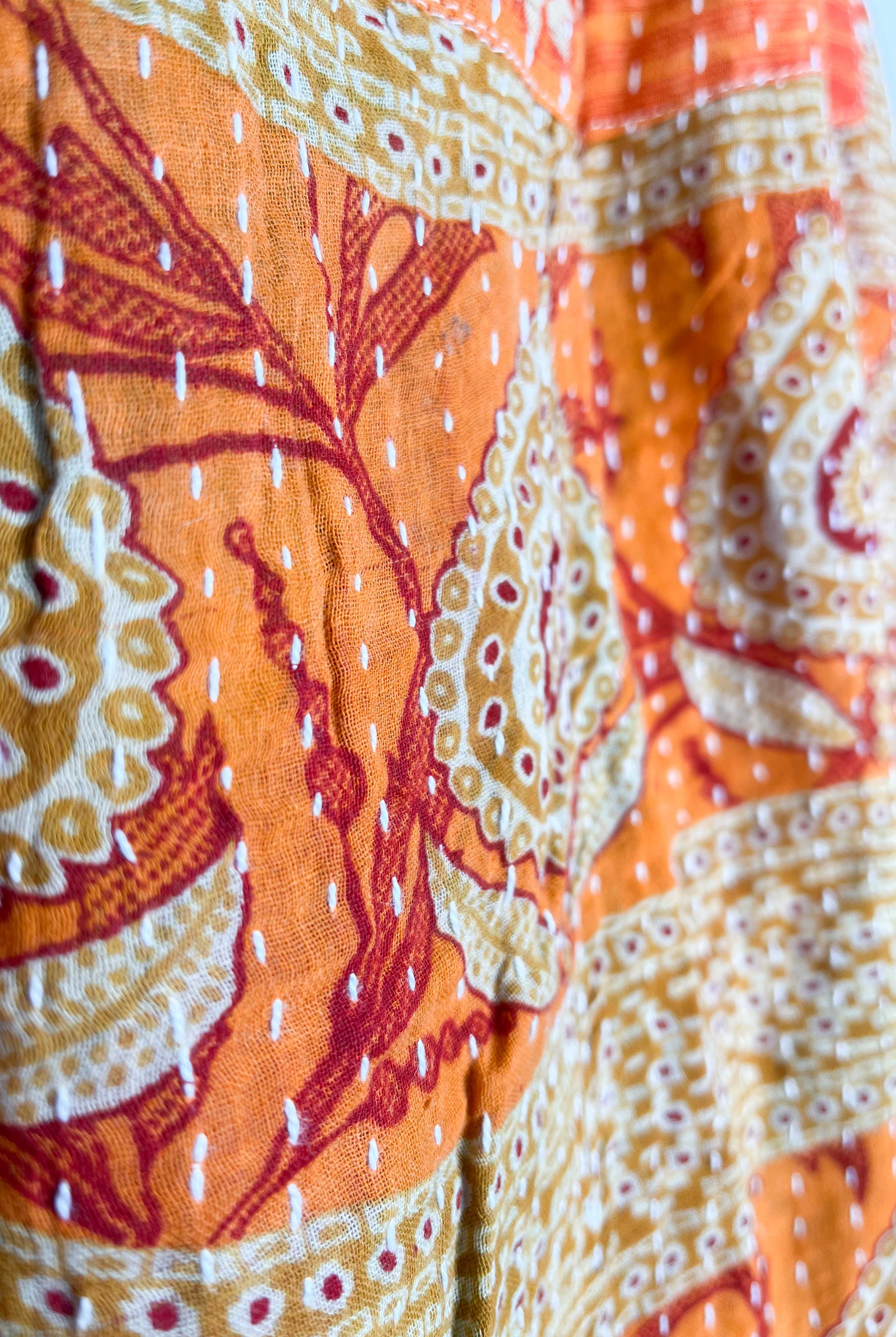 Vintage kantha skirt - Love Protect Sustain