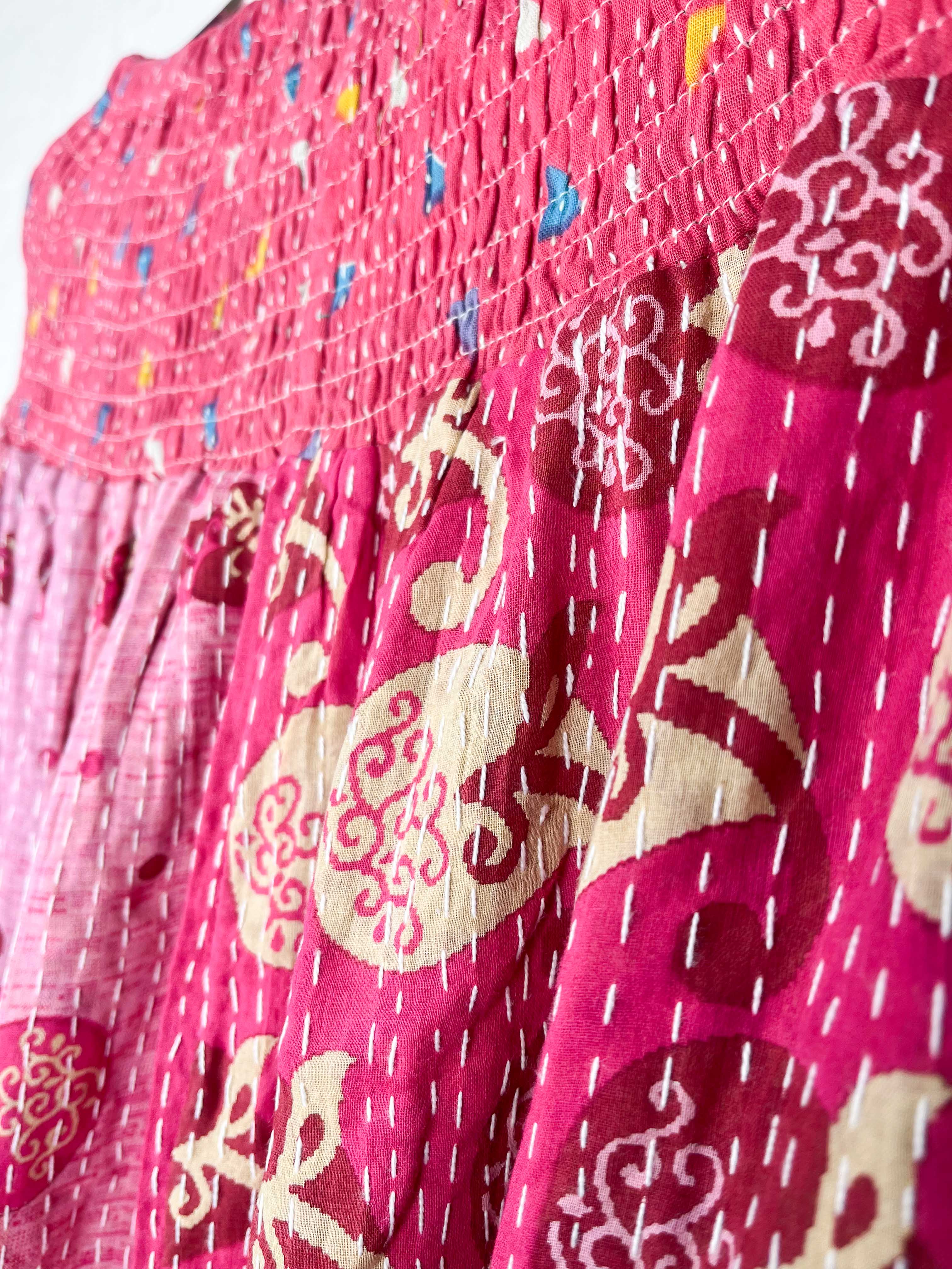 Vintage kantha skirt - Love Protect Sustain