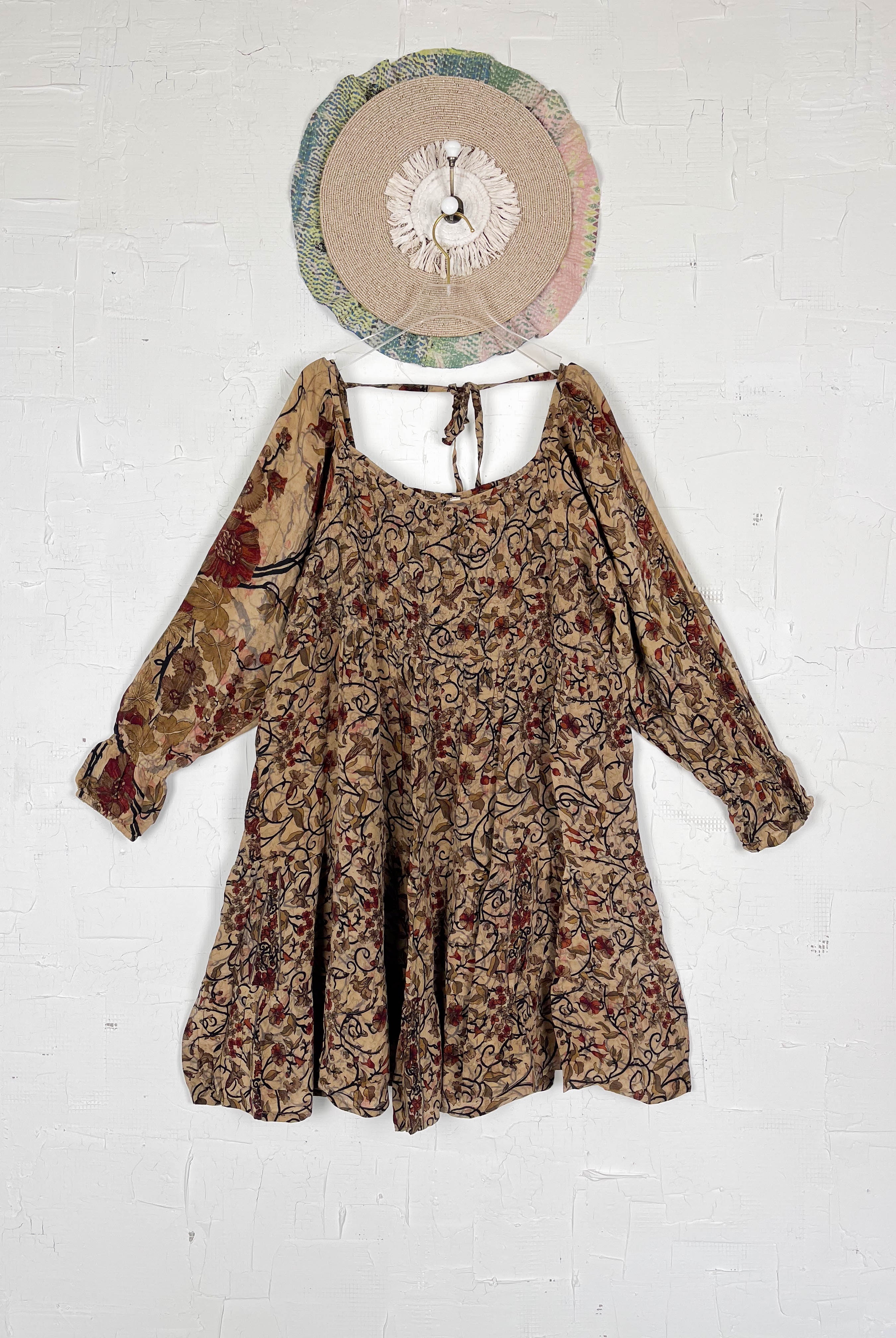 Vintage patchwork dress - Love Protect Sustain