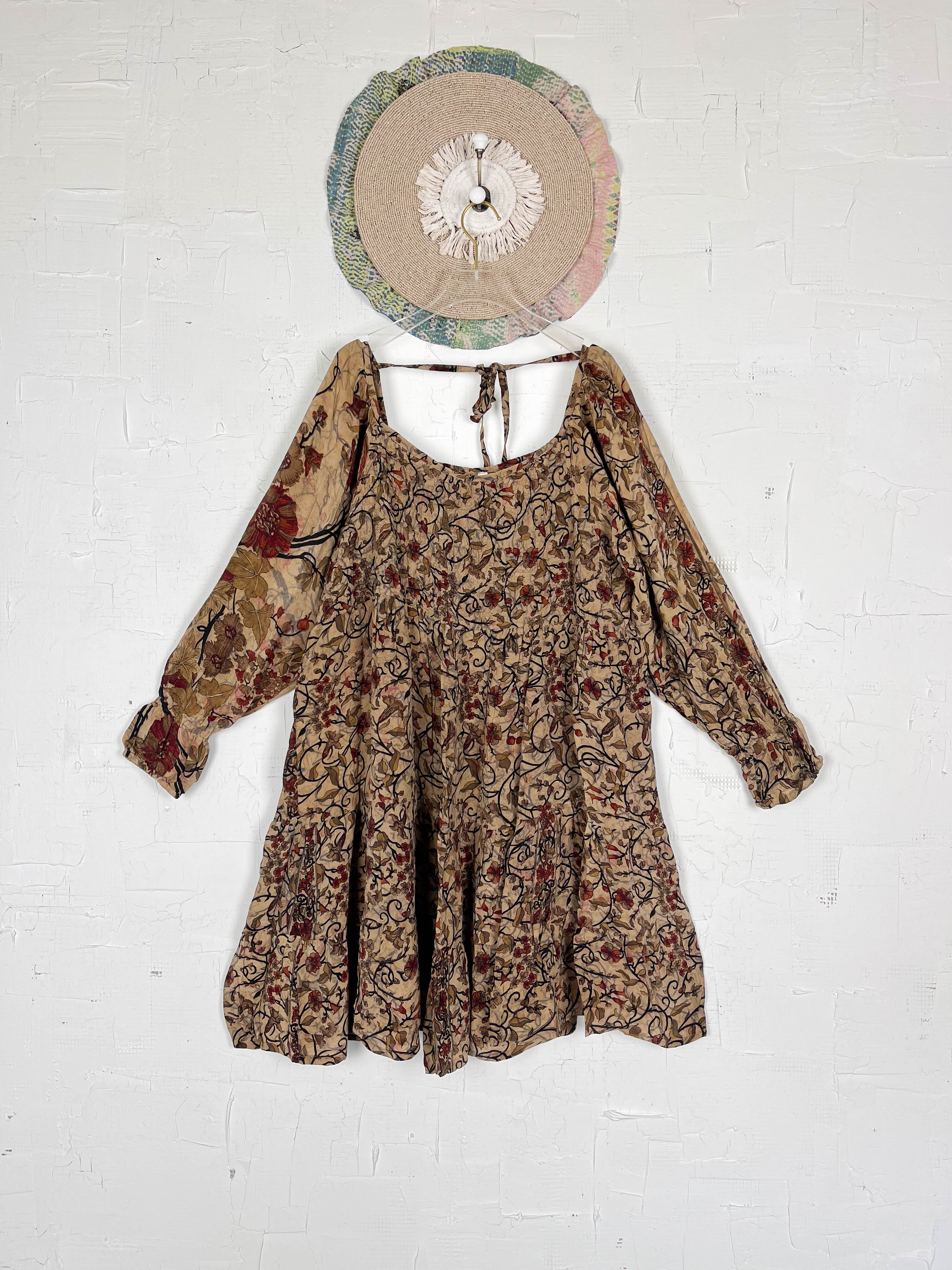 Vintage patchwork dress - Love Protect Sustain