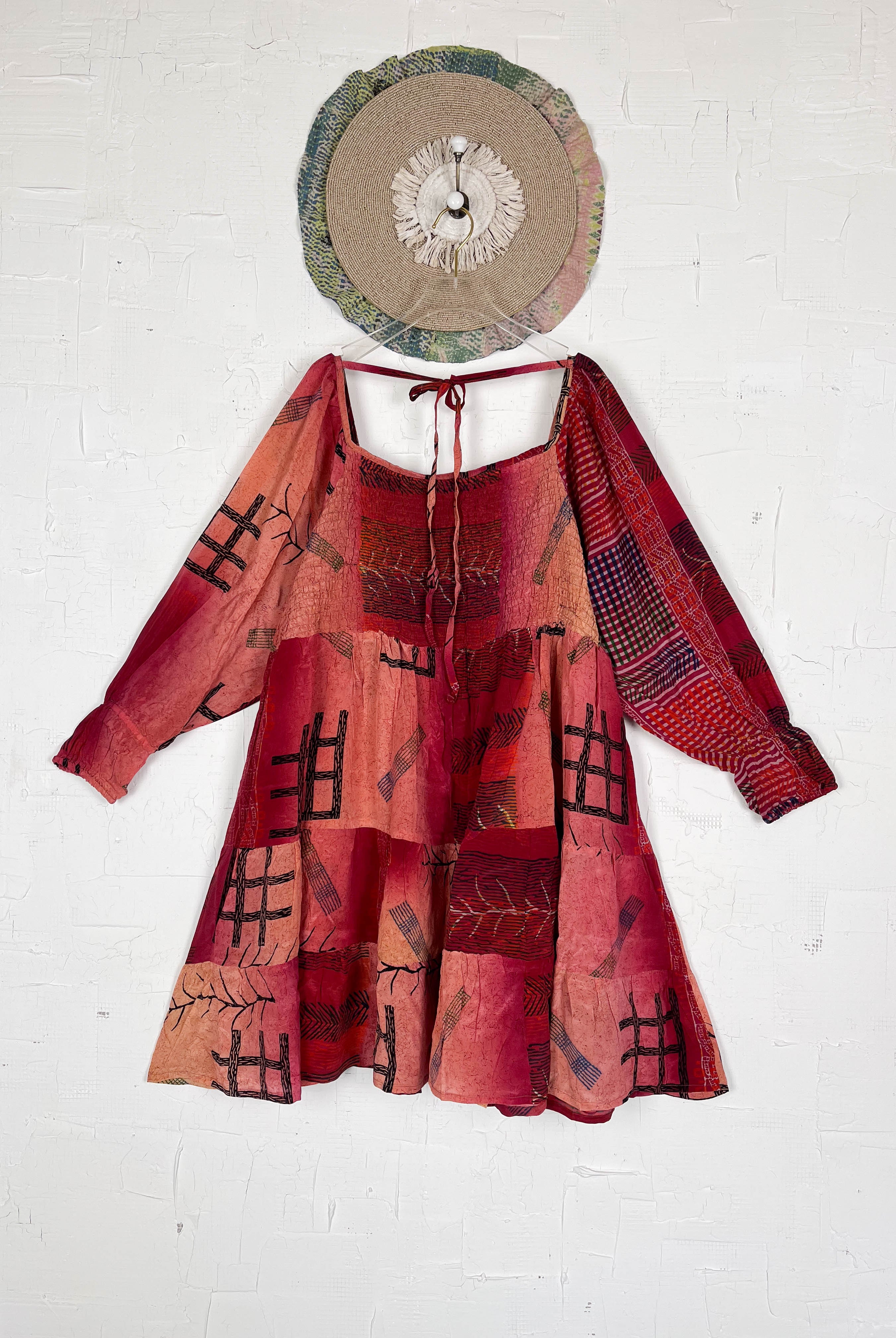 Vintage patchwork dress - Love Protect Sustain