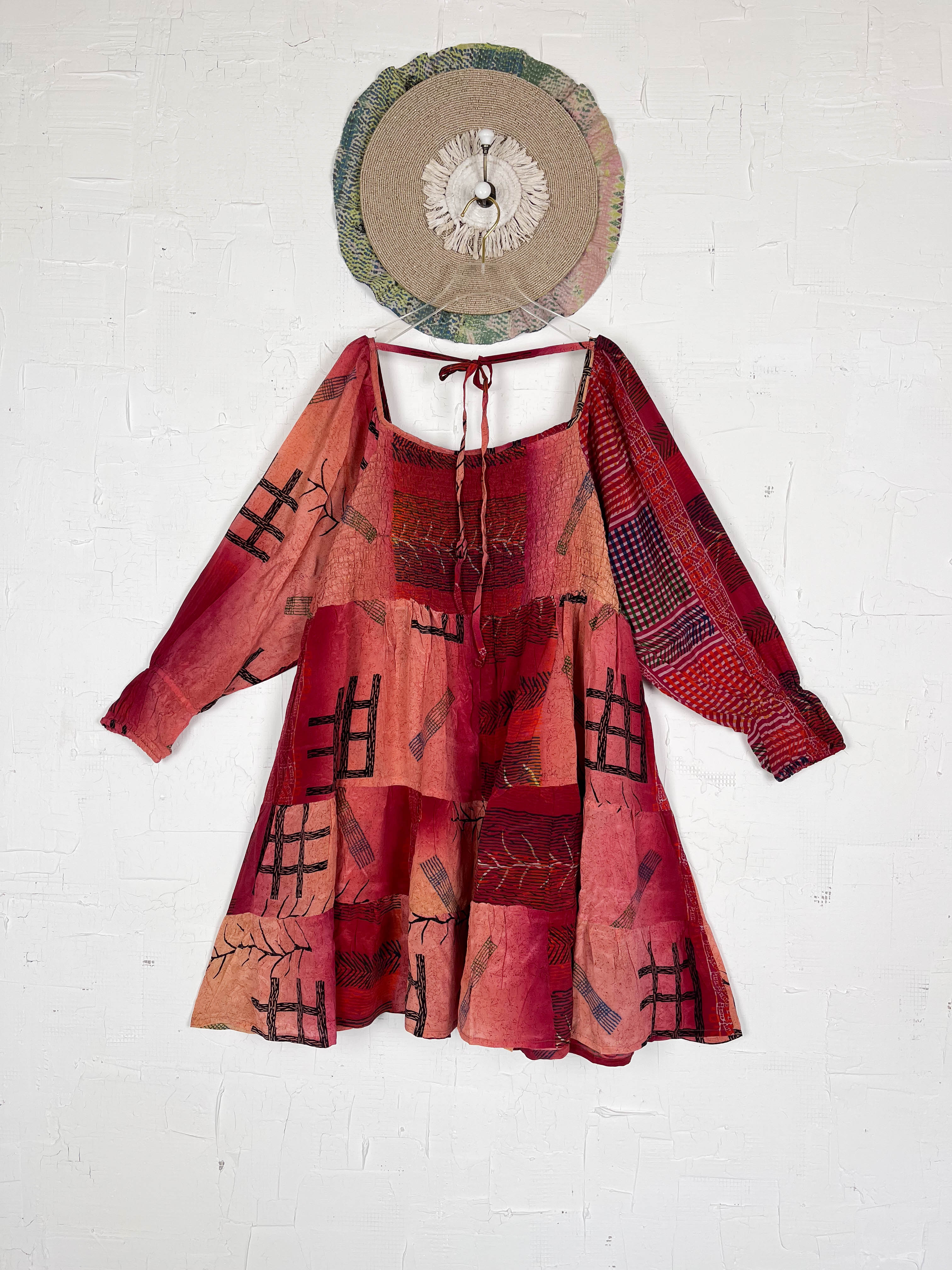 Vintage patchwork dress - Love Protect Sustain