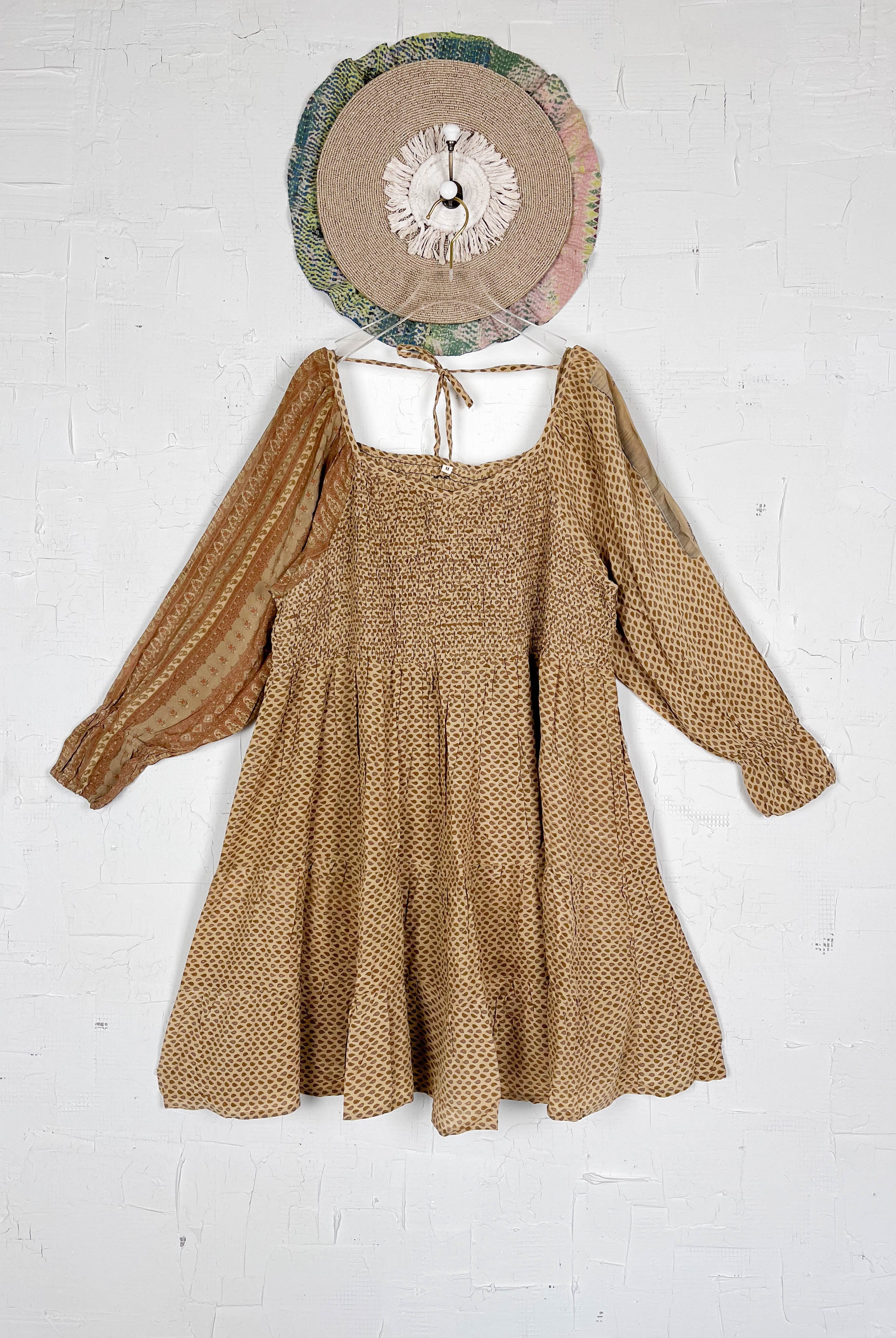 Vintage patchwork dress - Love Protect Sustain