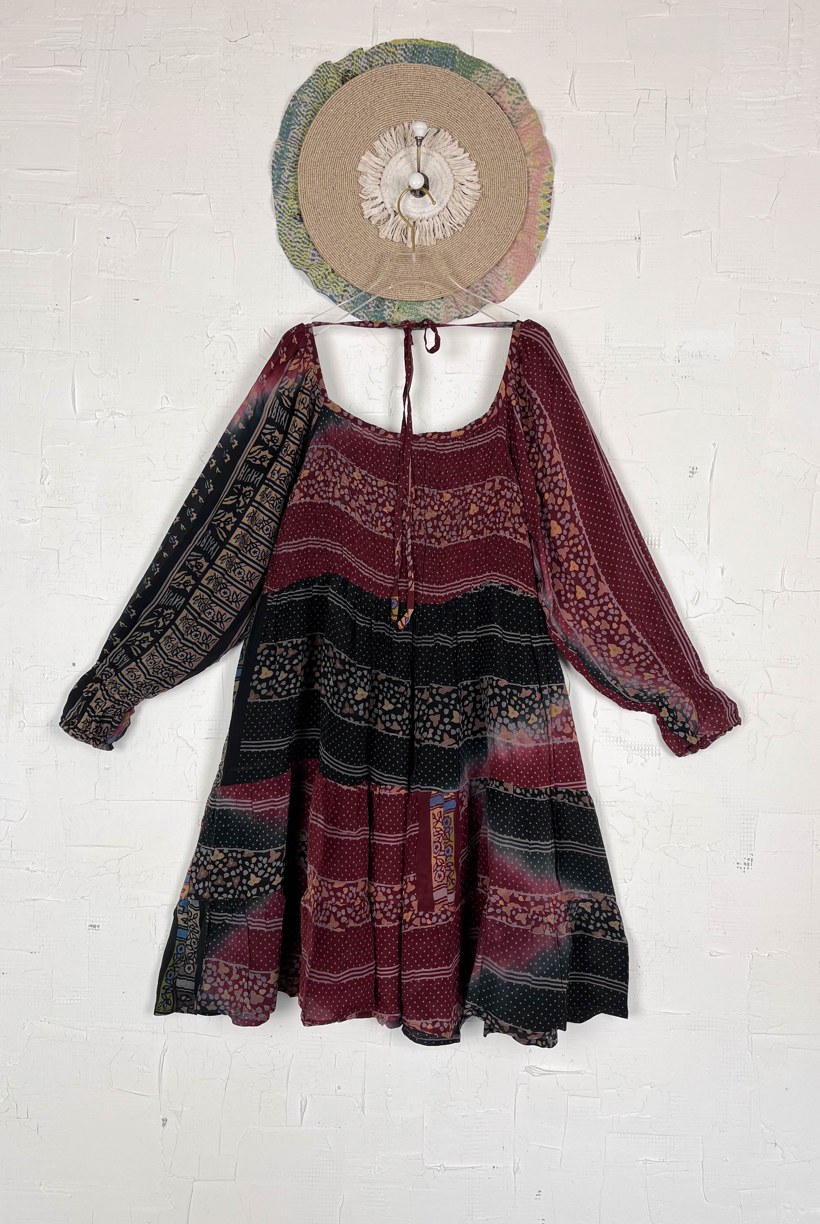 Vintage patchwork dress - Love Protect Sustain