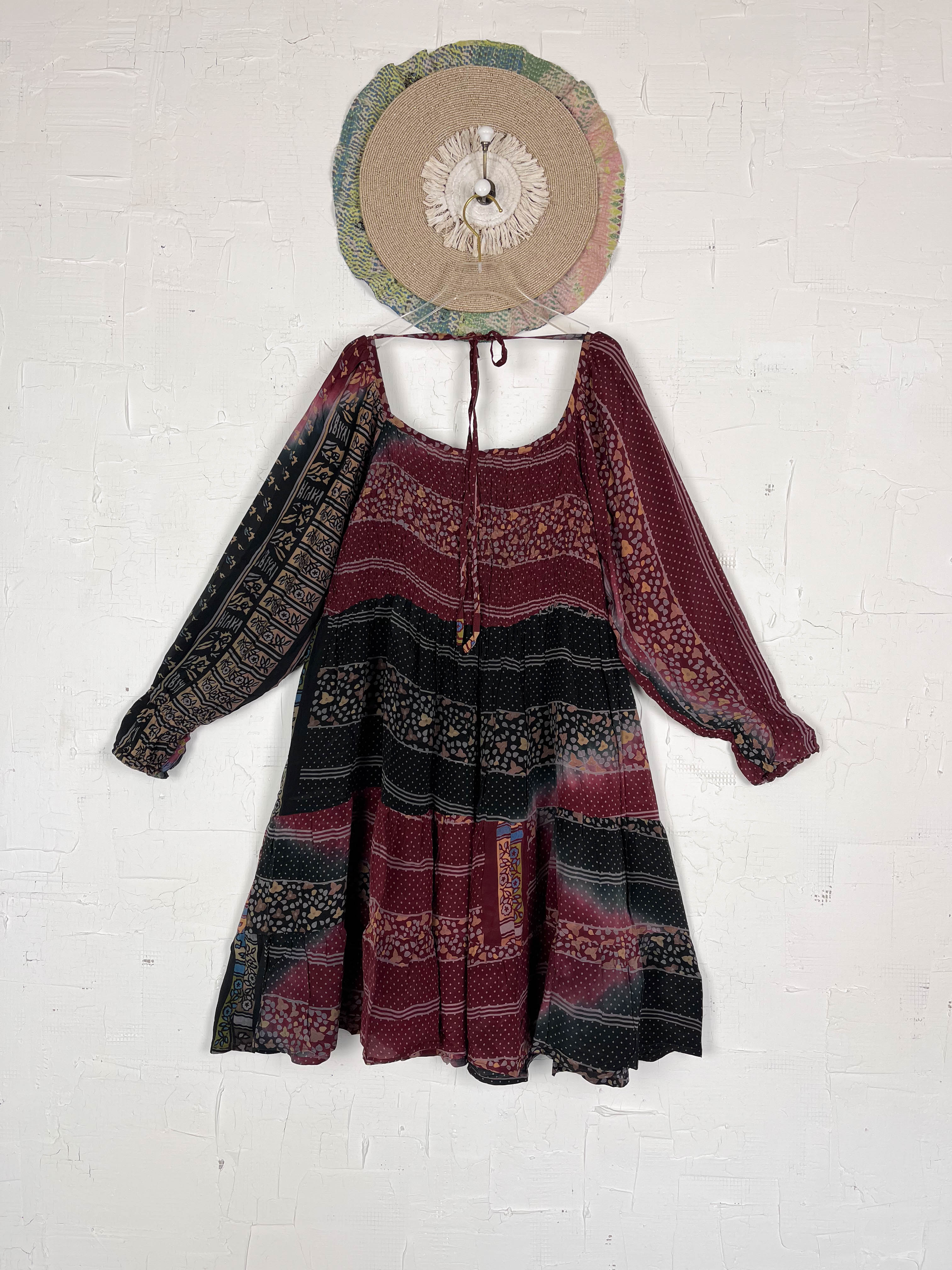 Vintage patchwork dress - Love Protect Sustain