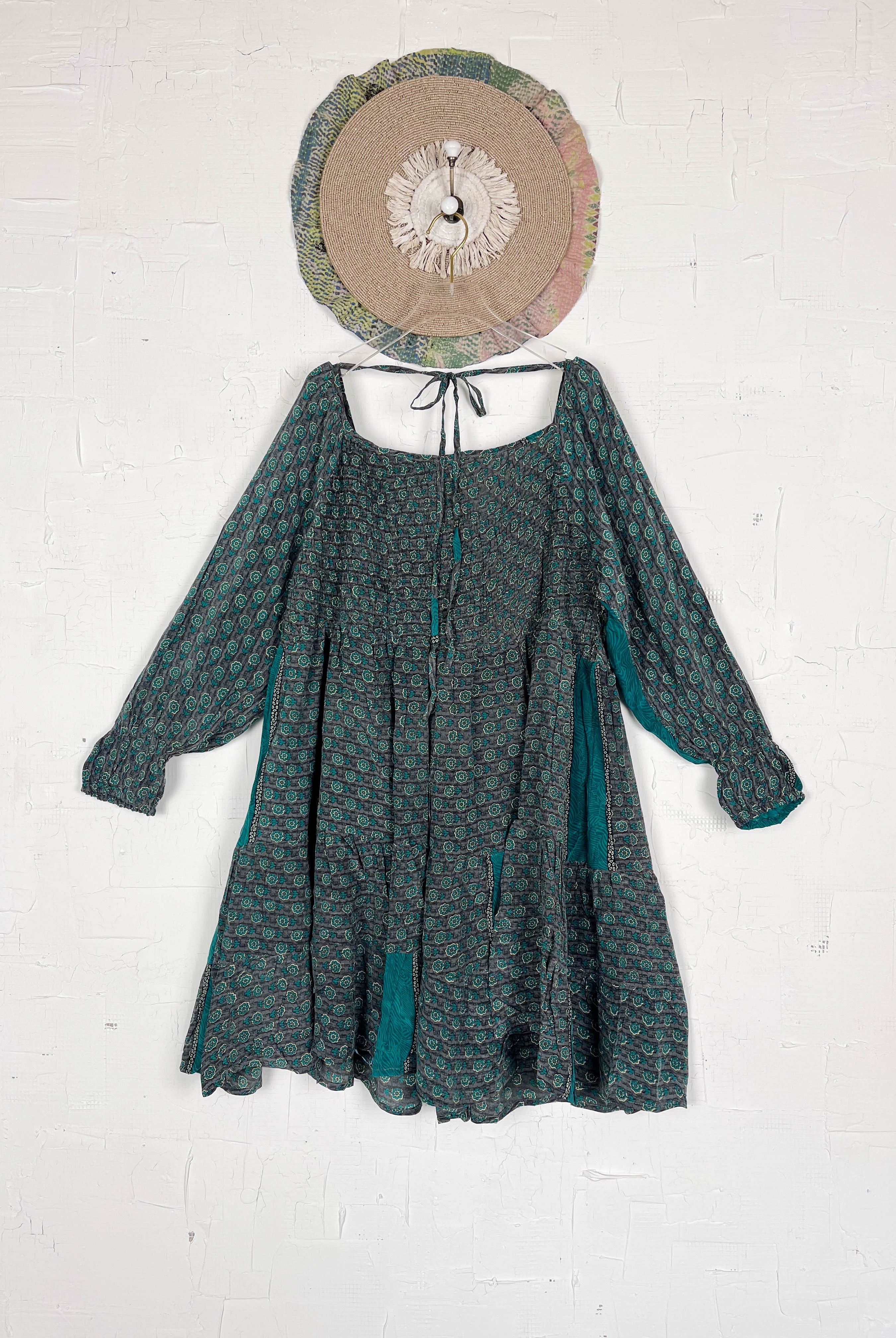 Vintage patchwork dress - Love Protect Sustain