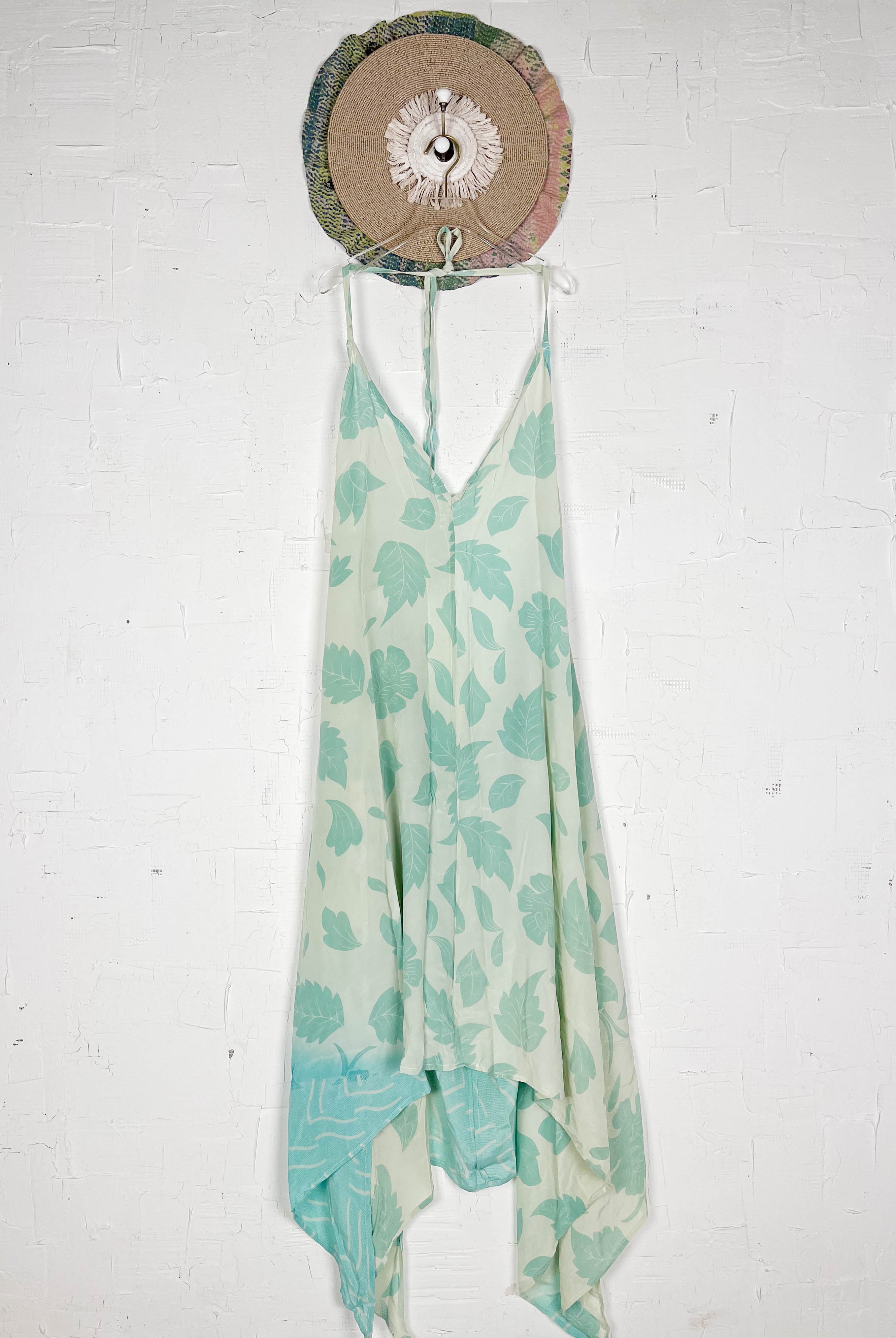 Vintage silk dress - Love Protect Sustain