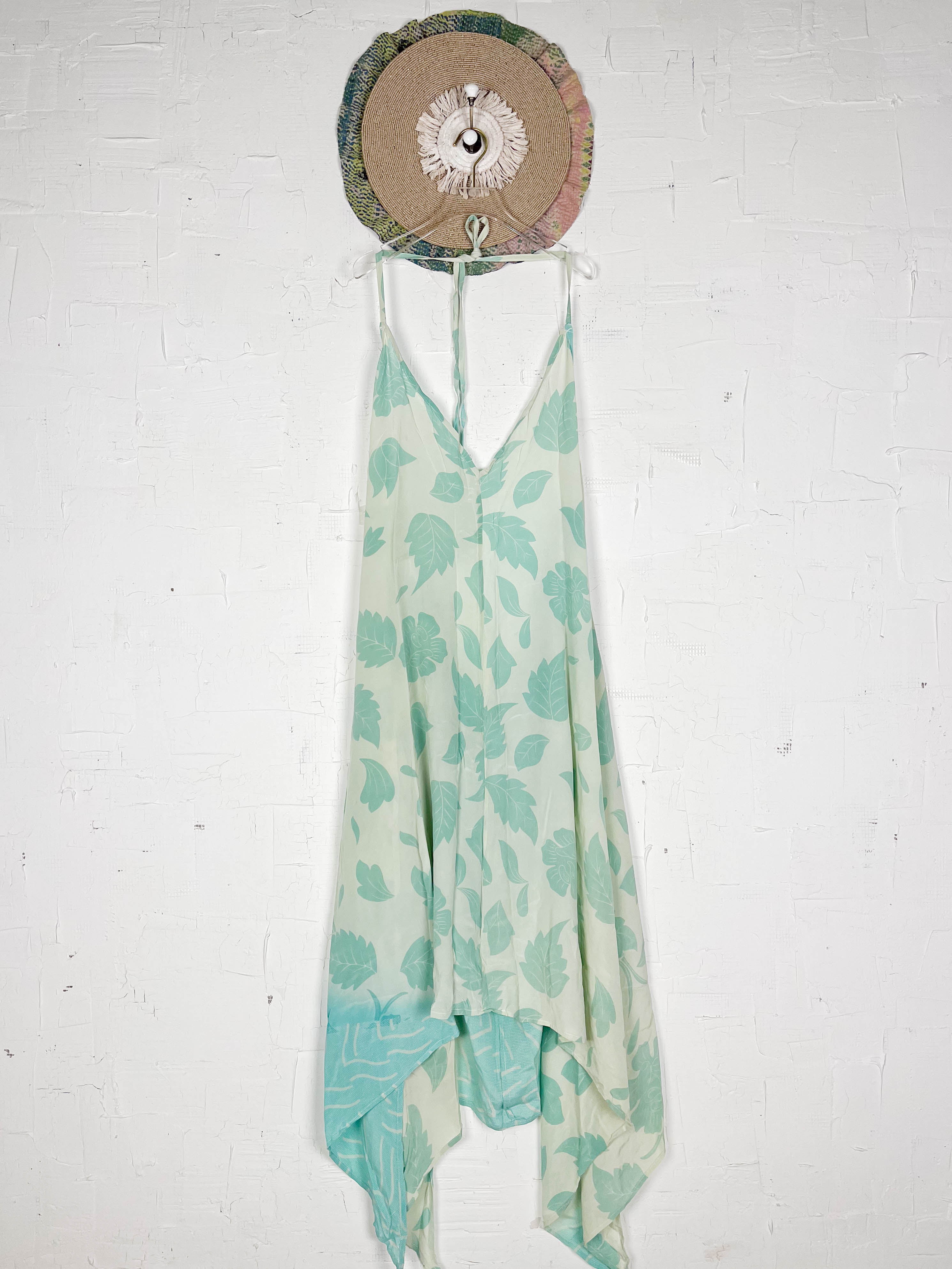 Vintage silk dress - Love Protect Sustain