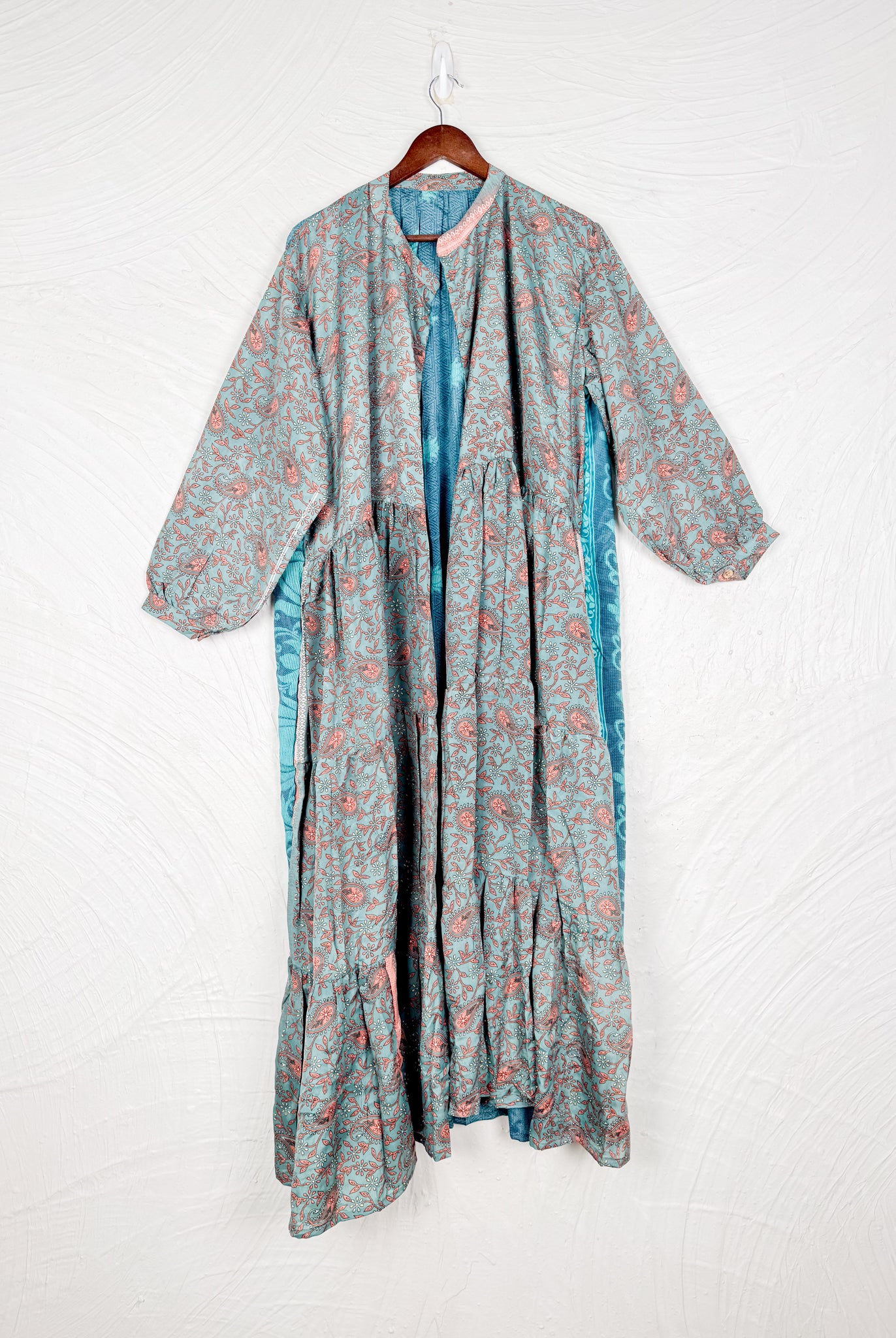 Vintage silk dress - Love Protect Sustain