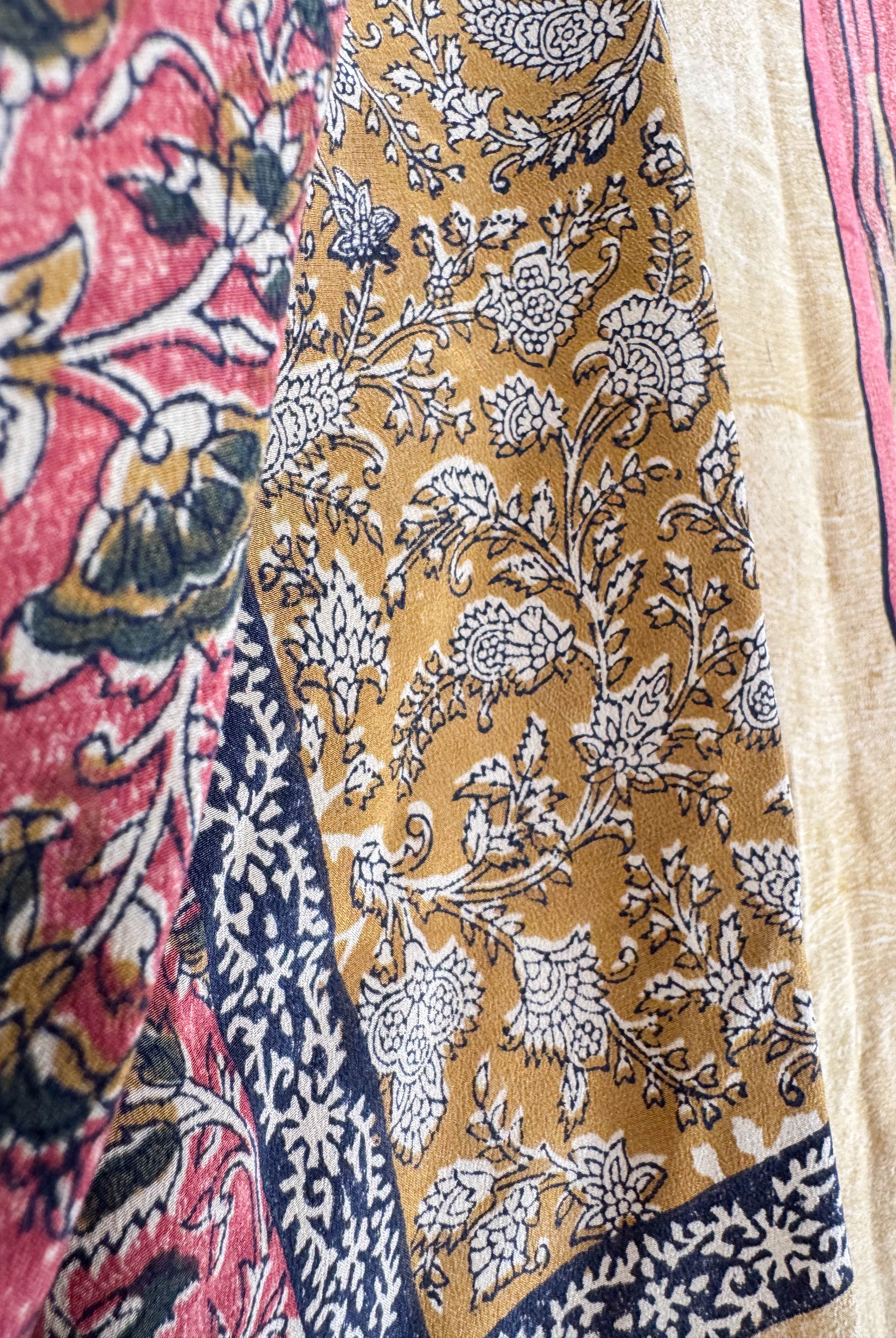 Vintage silk dress - Love Protect Sustain