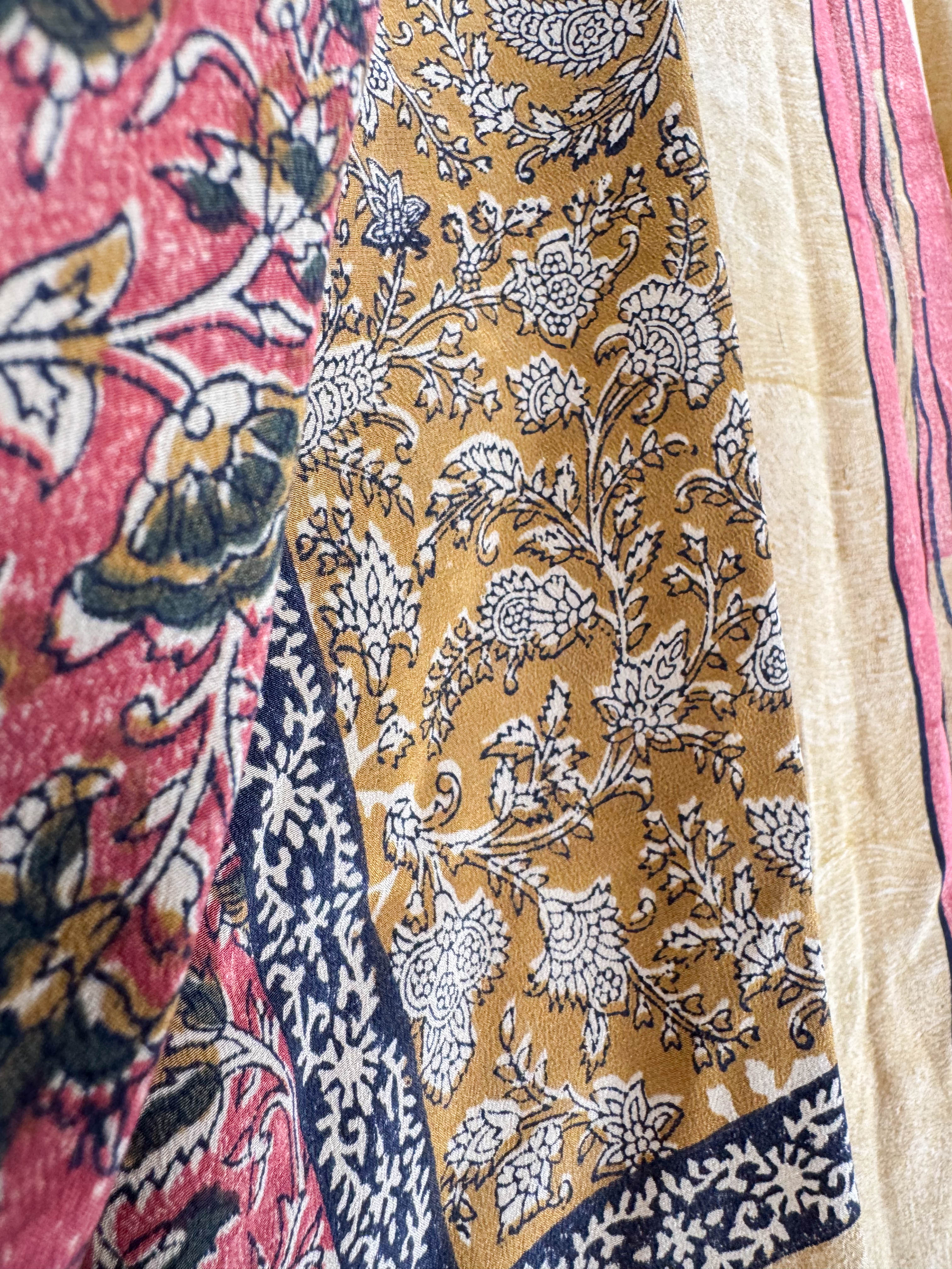 Vintage silk dress - Love Protect Sustain