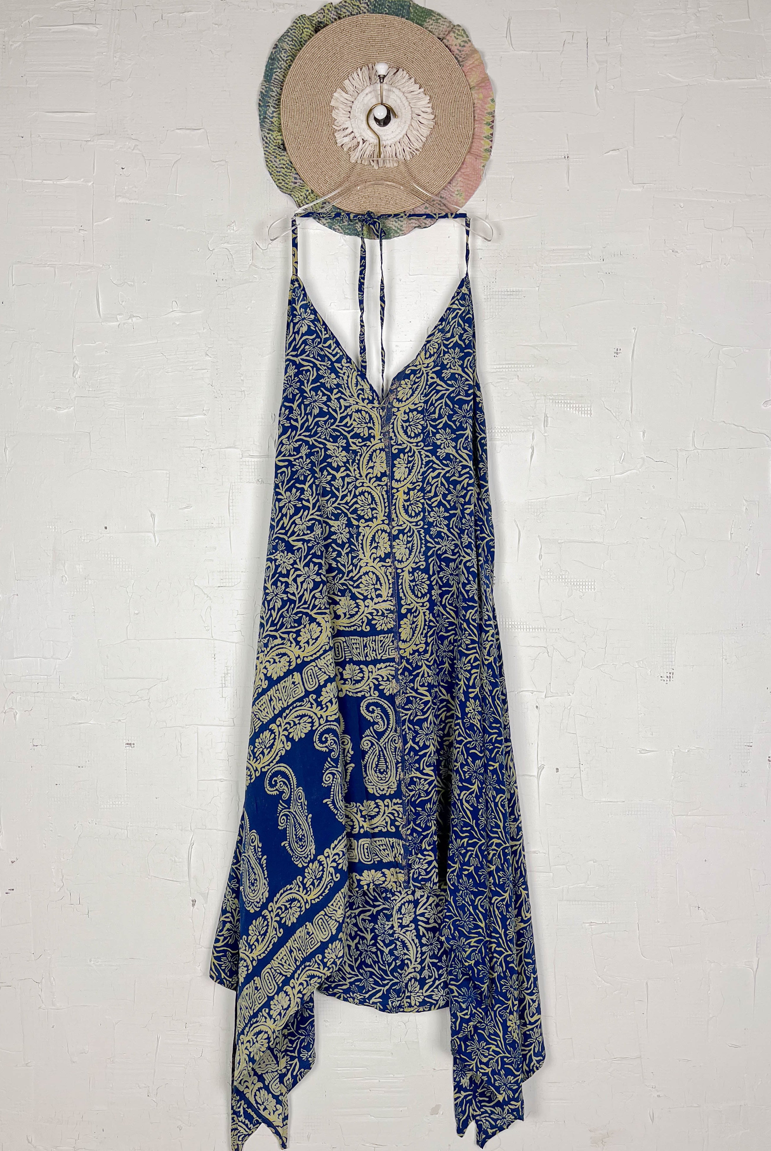 Vintage silk dress - Love Protect Sustain