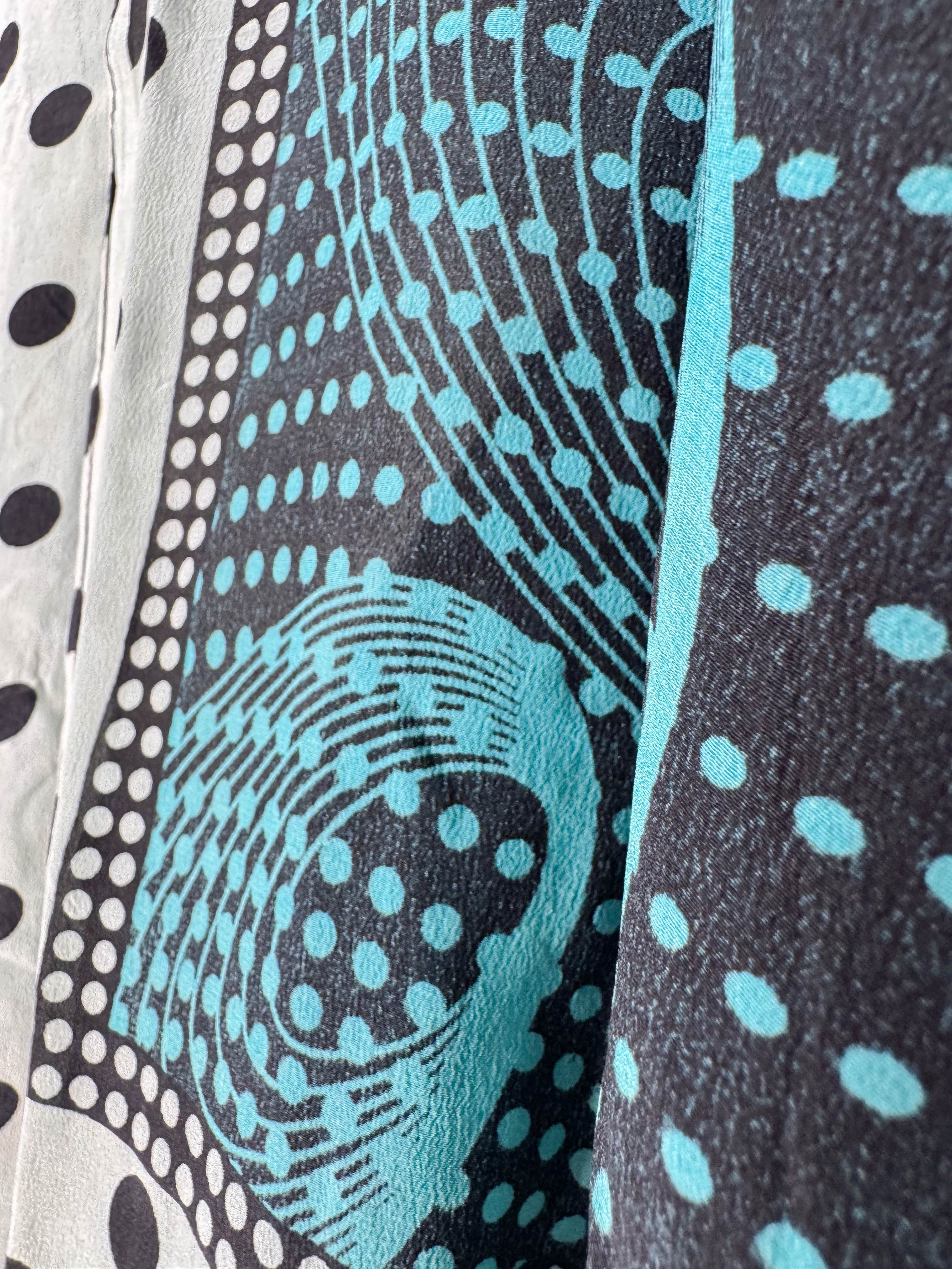 Vintage silk dress - Love Protect Sustain