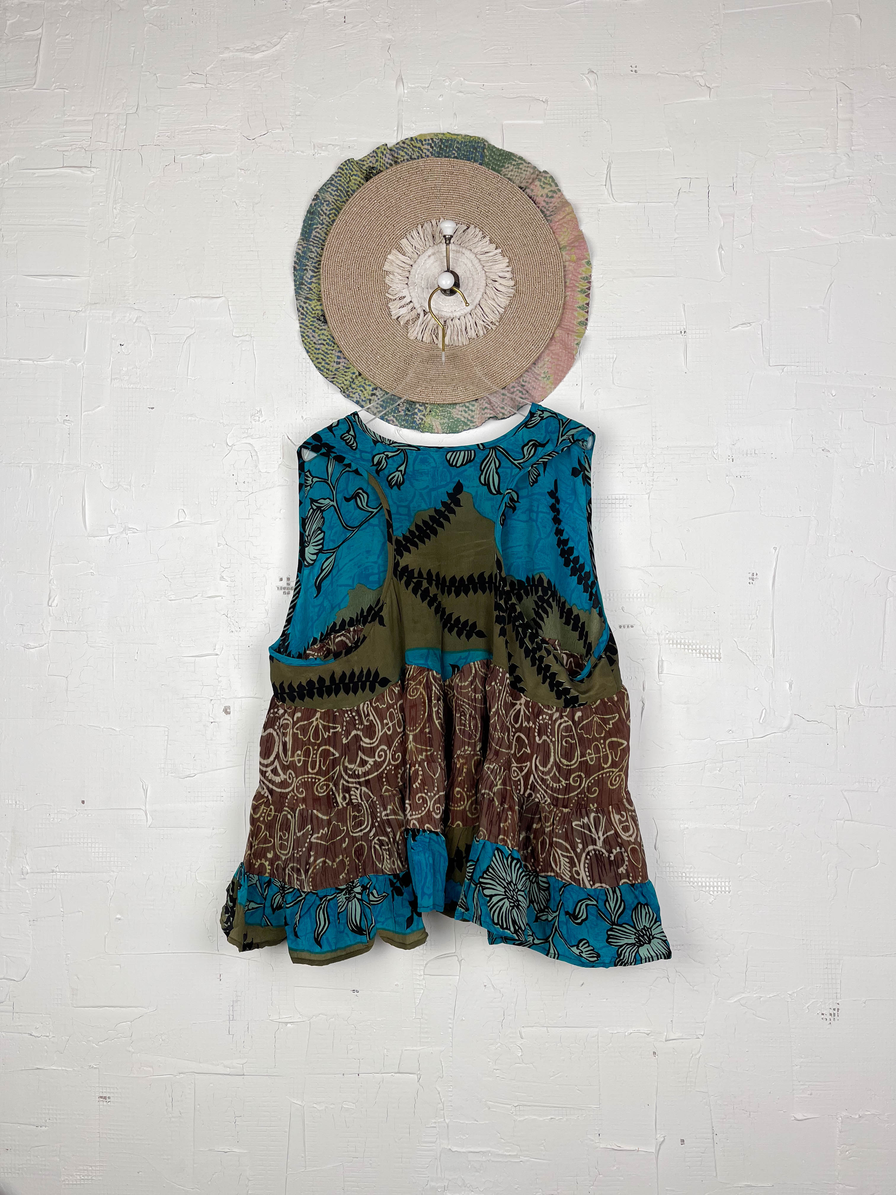 Vintage silk vest - Love Protect Sustain