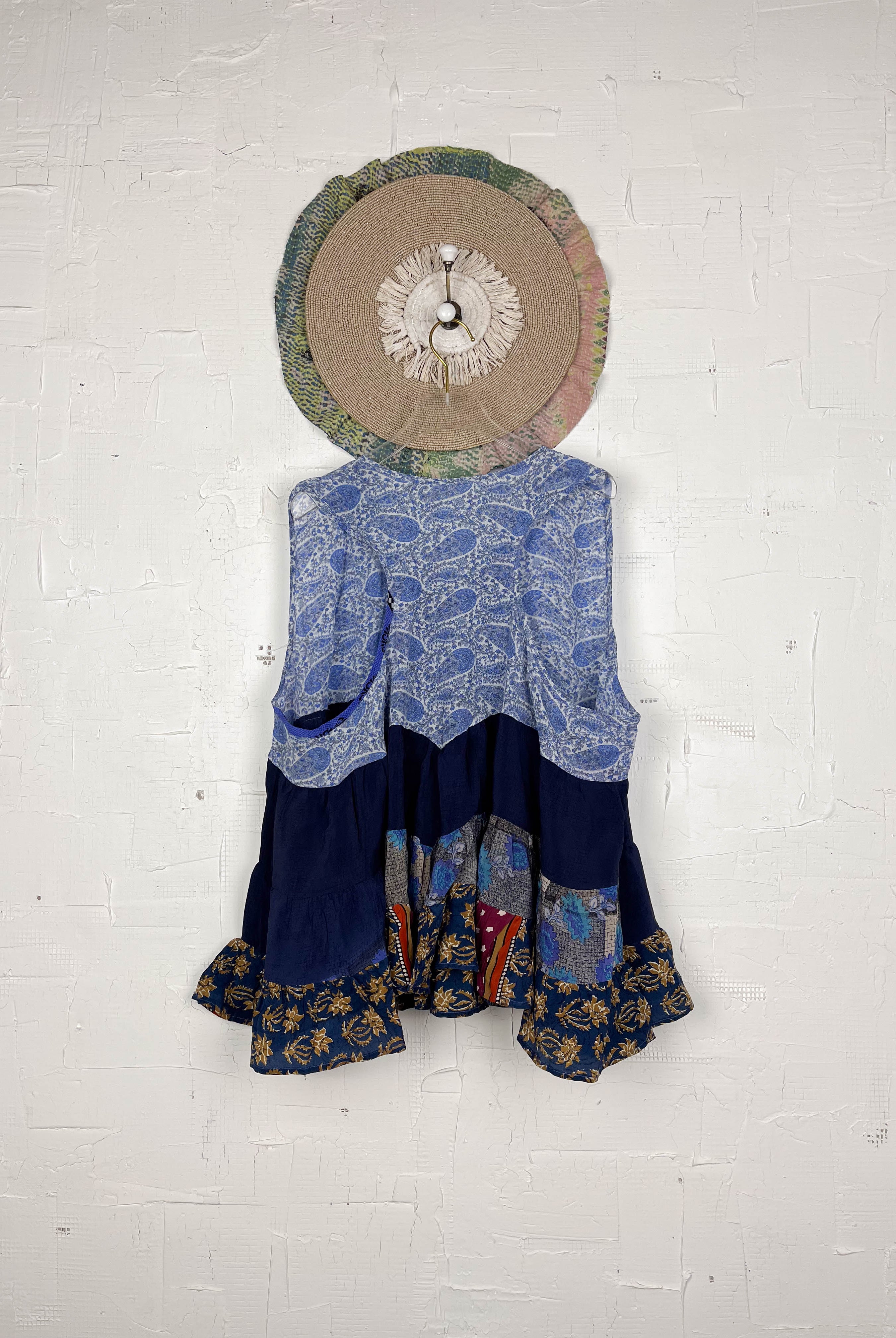 Vintage silk vest top - Love Protect Sustain