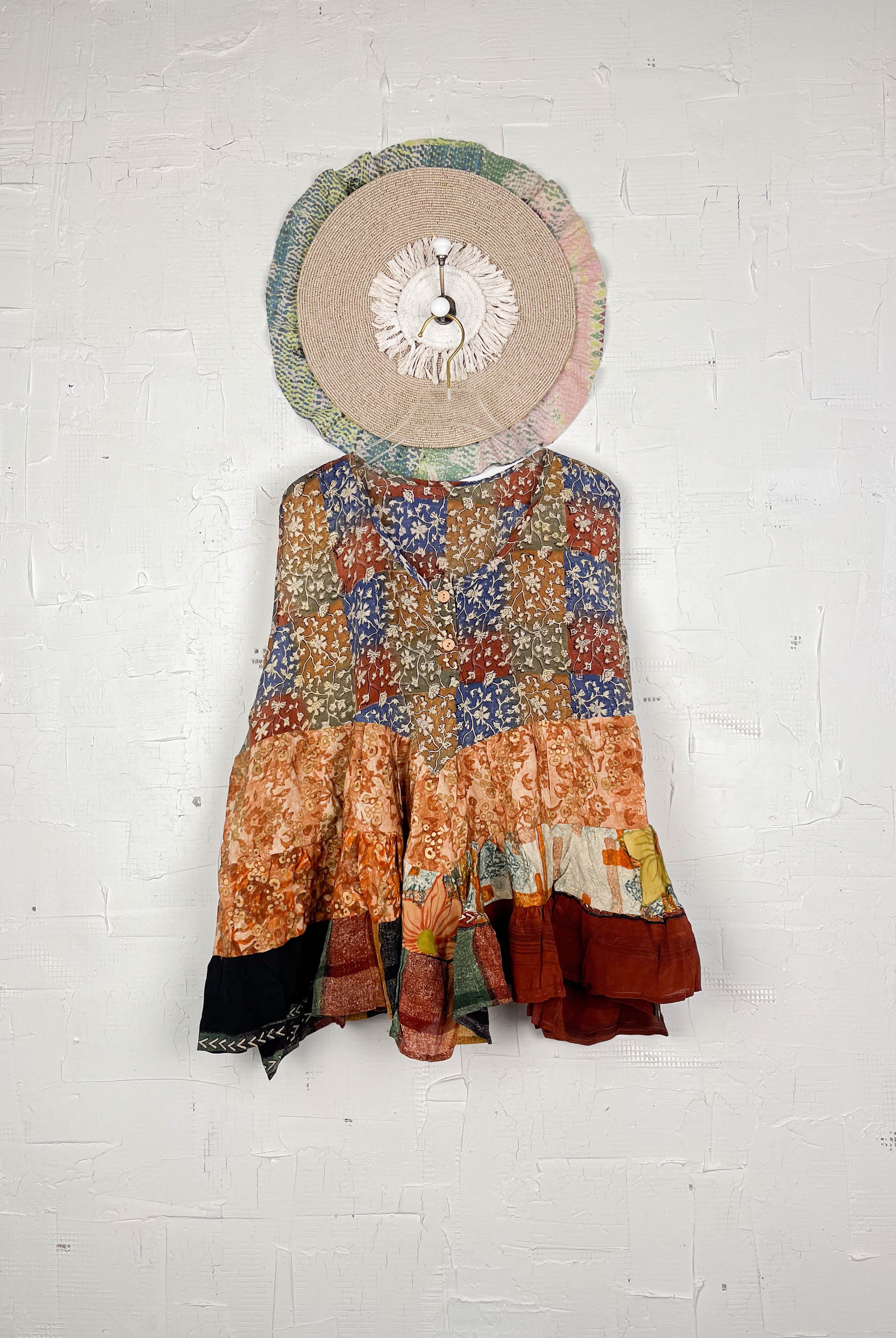 Vintage silk vest top - Love Protect Sustain