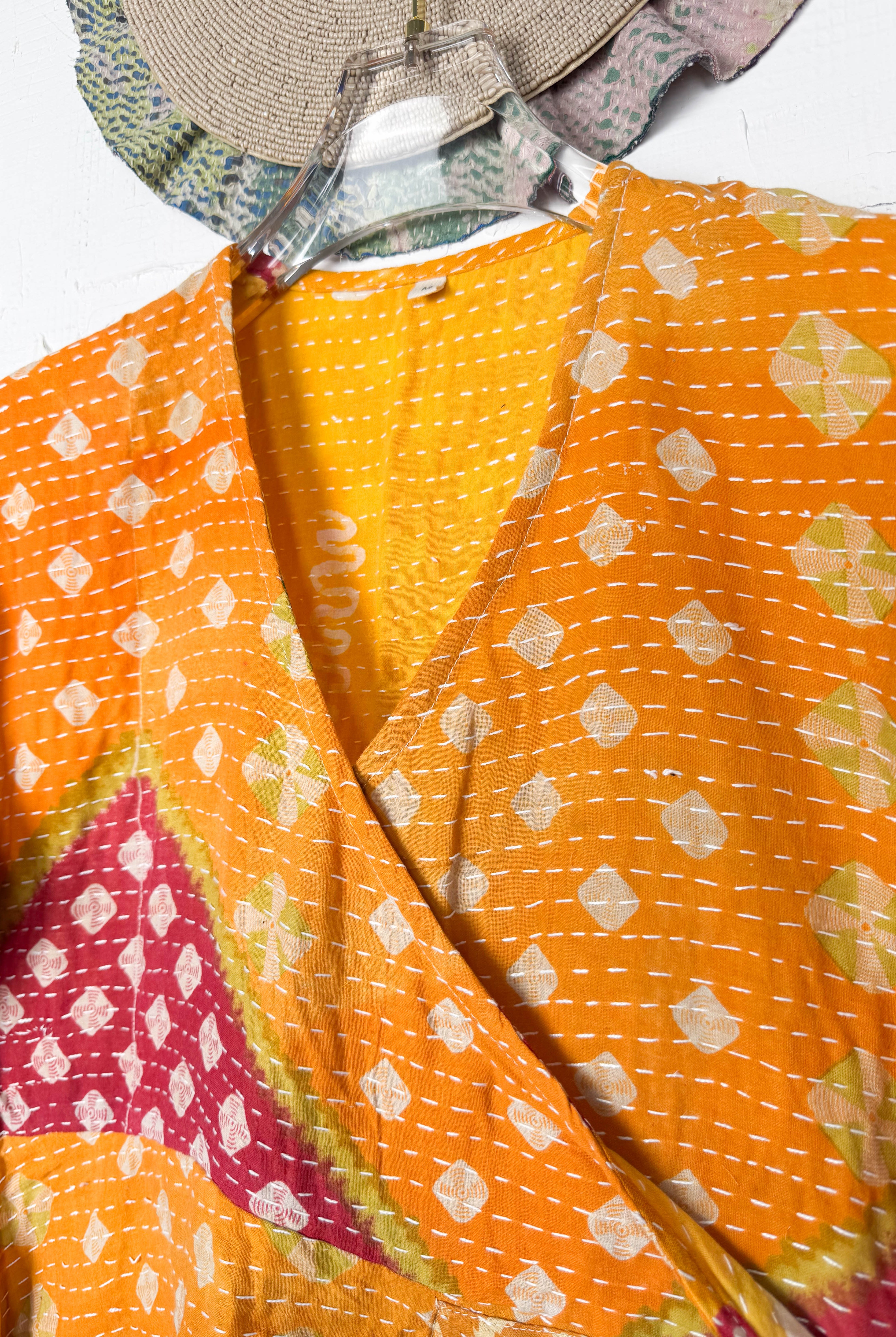 Vintage style wrap dress - Love Protect Sustain