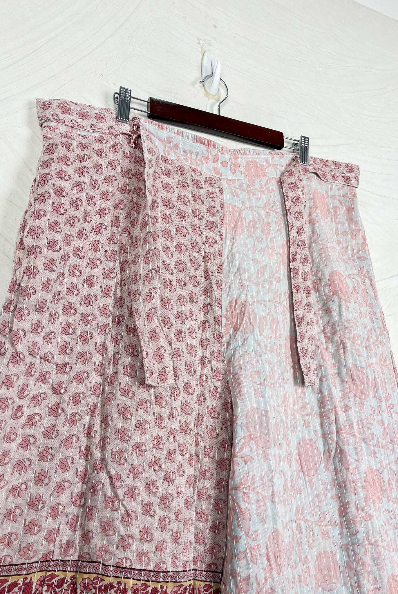 Wide Leg Kantha Pants - Love Protect Sustain