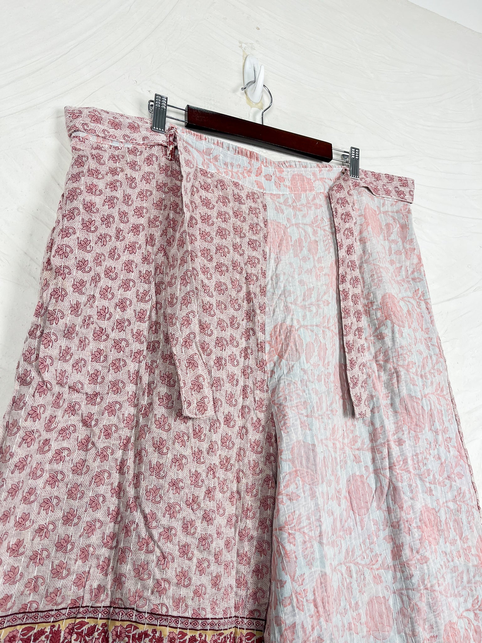 Wide Leg Kantha Pants - Love Protect Sustain