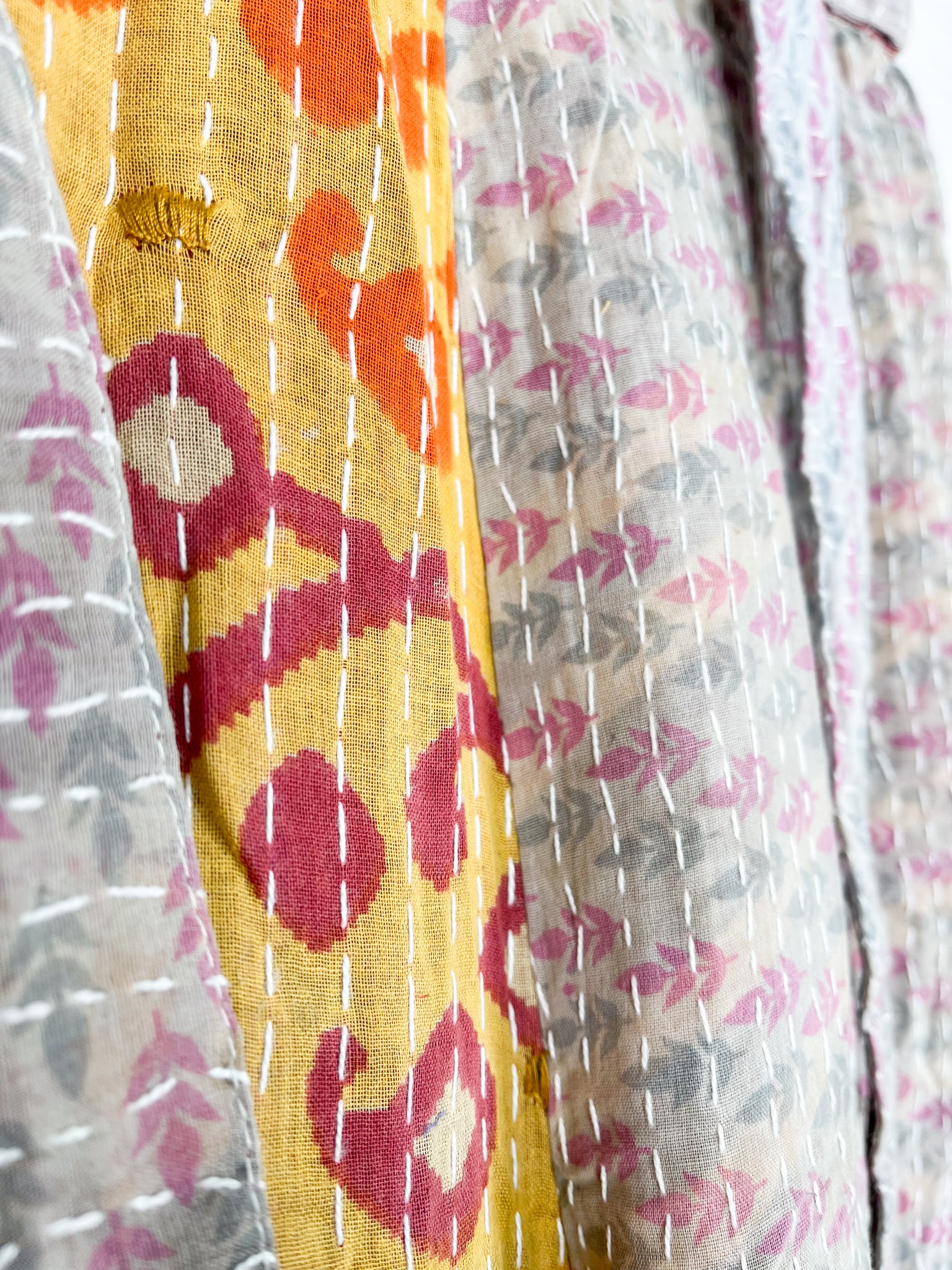 Wide Leg Kantha Pants - Love Protect Sustain