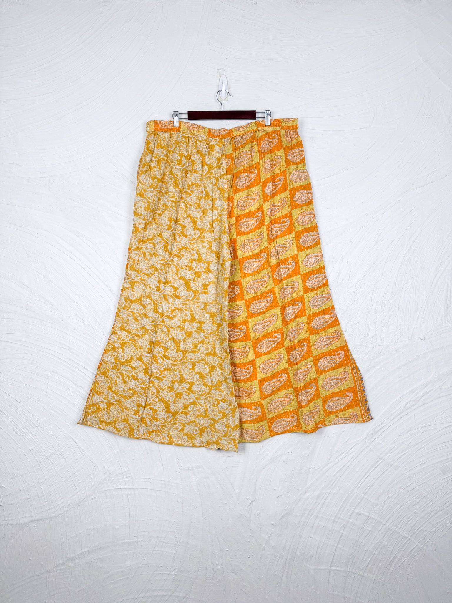 Wide Leg Kantha Pants - Love Protect Sustain