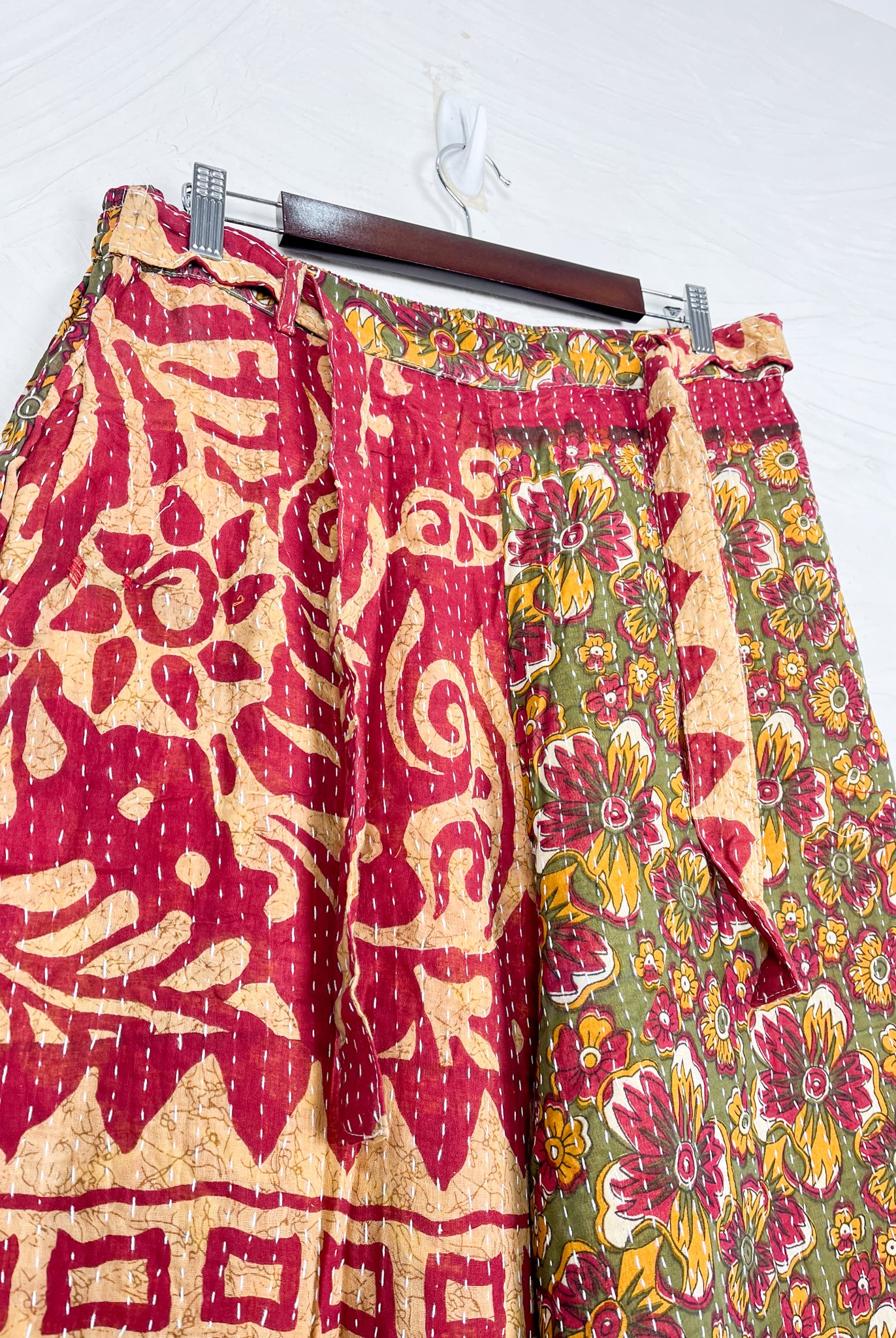 Women Kantha Pants - Love Protect Sustain