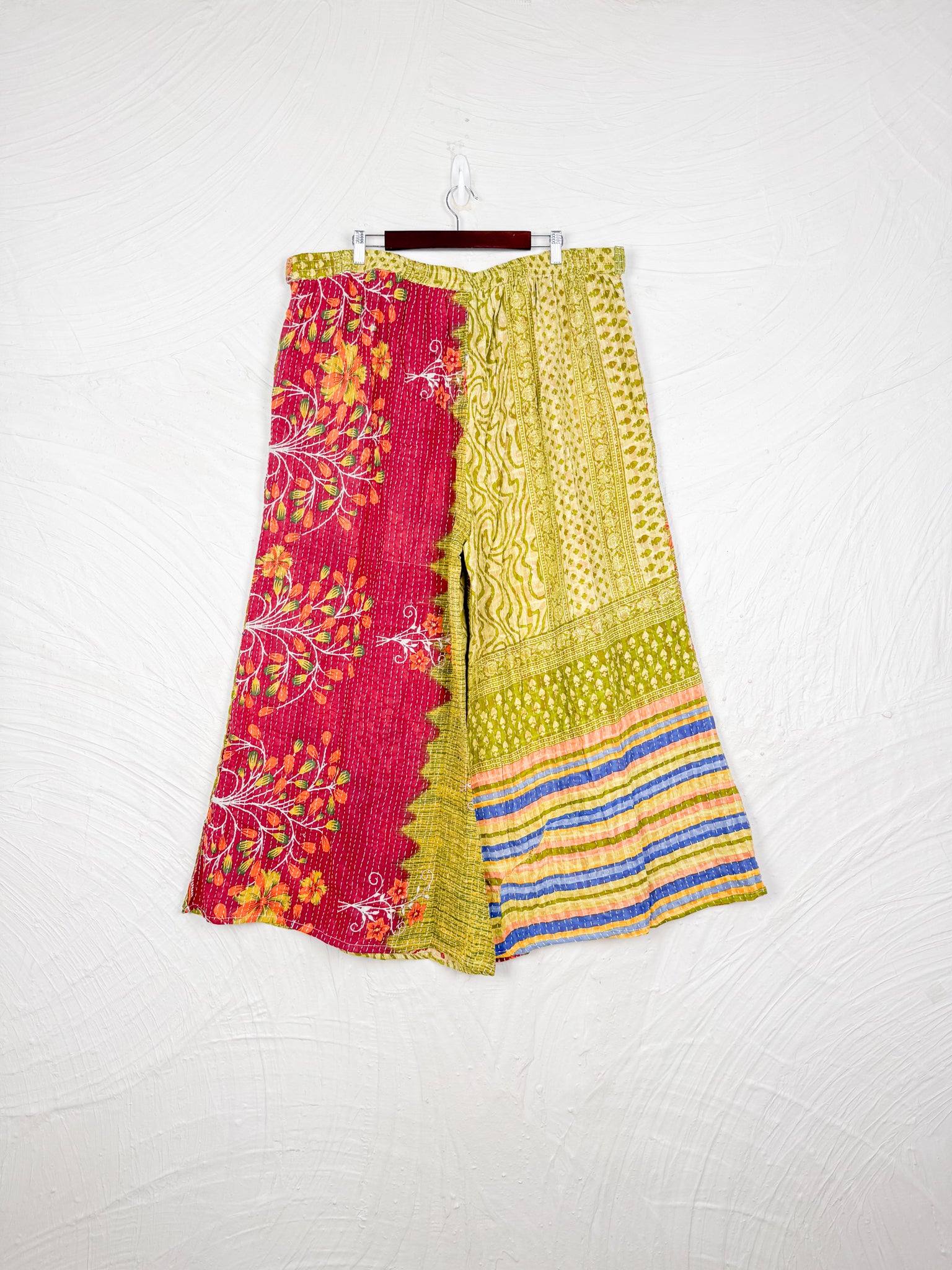 Women Kantha Pants - Love Protect Sustain