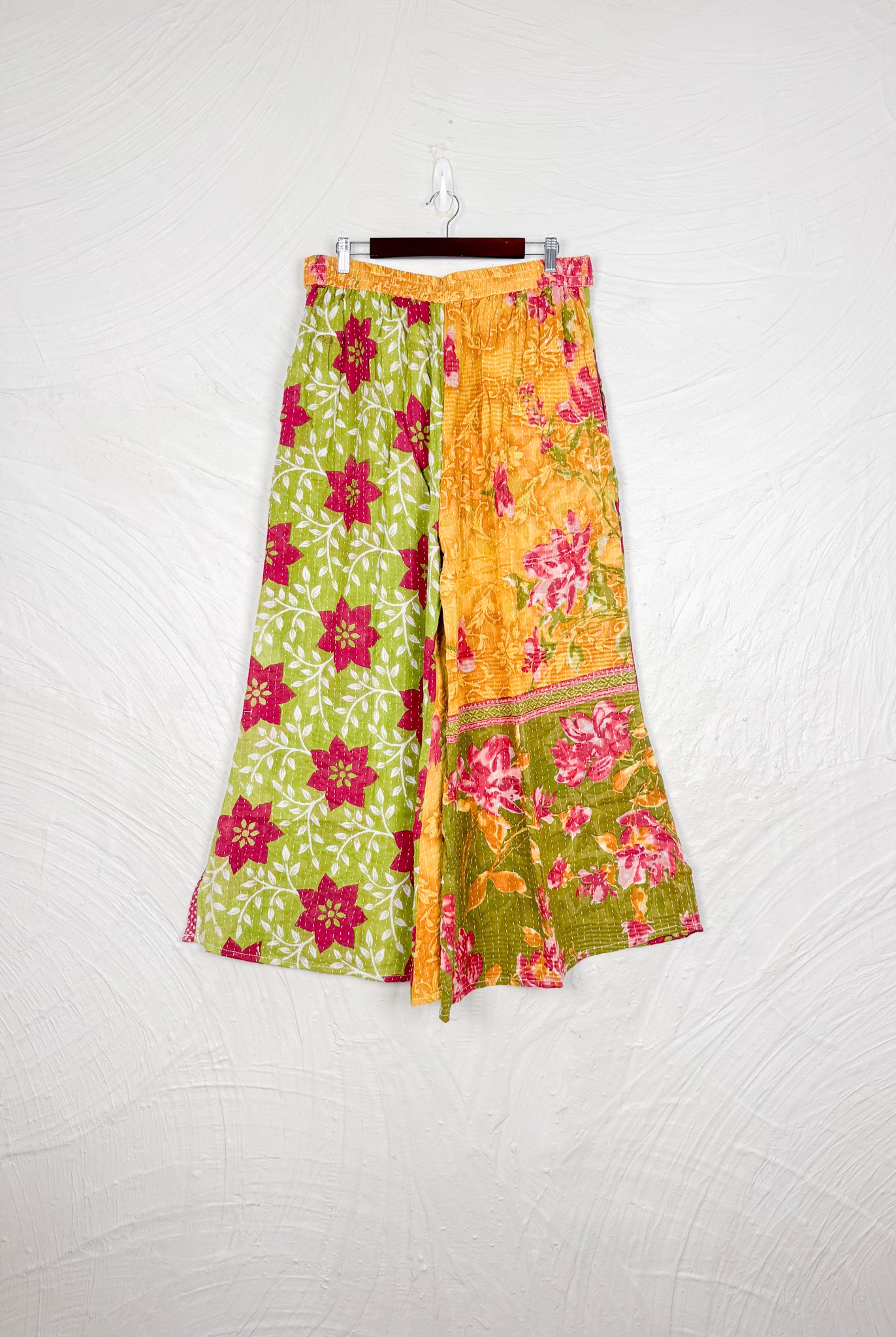 Women Kantha Pants - Love Protect Sustain