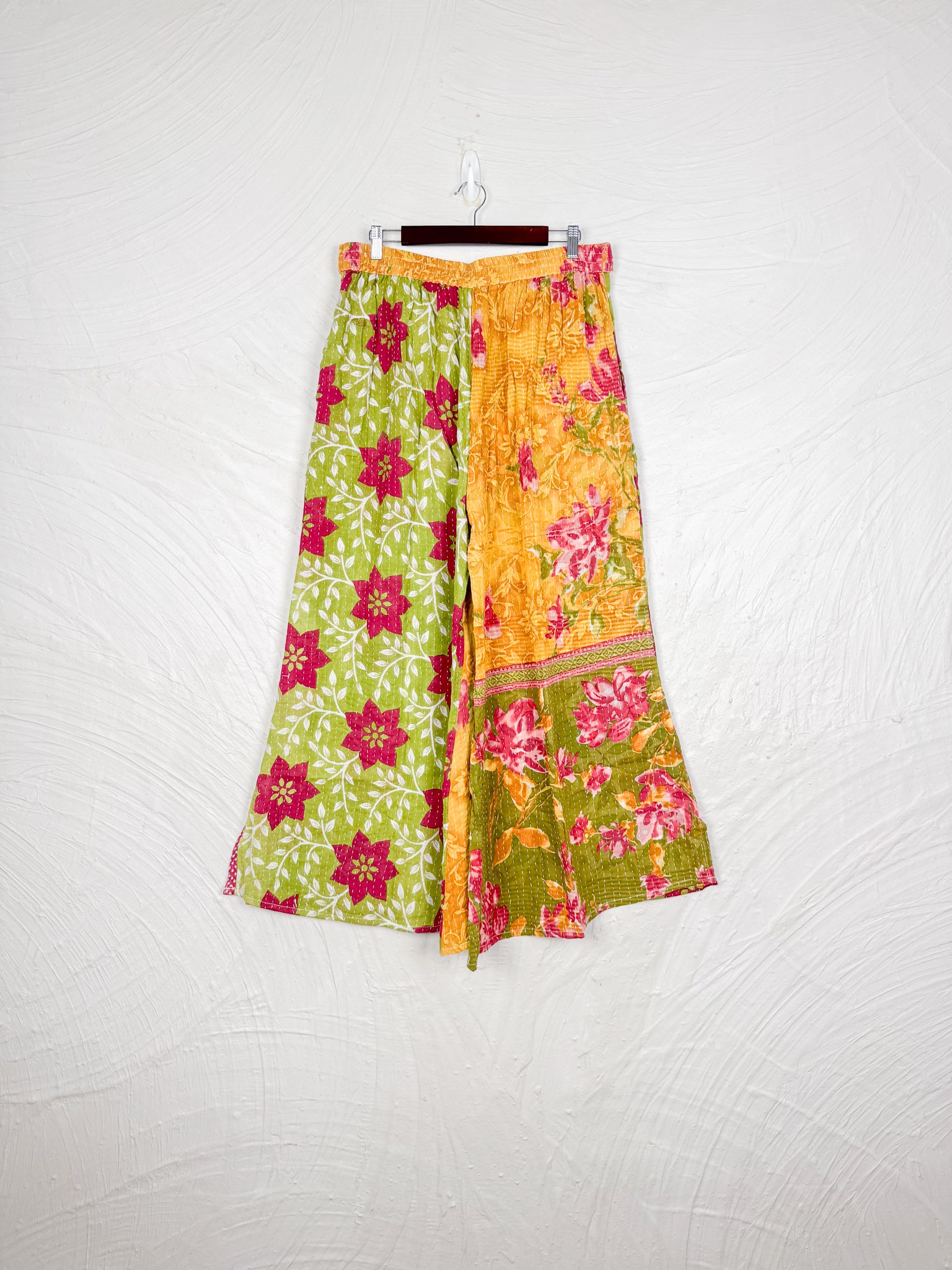 Women Kantha Pants - Love Protect Sustain