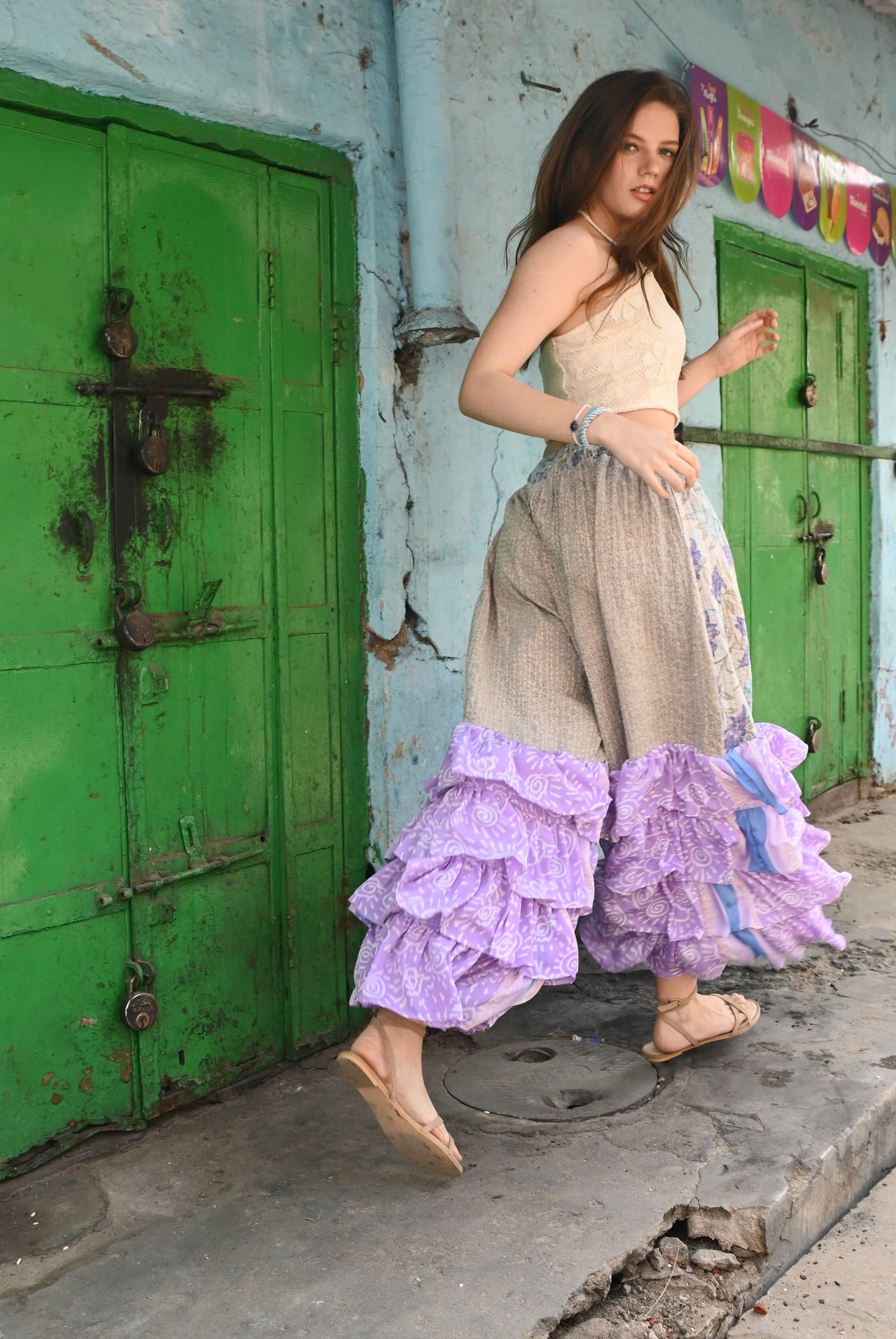 Women Kantha Lounge Pants - Love Protect Sustain