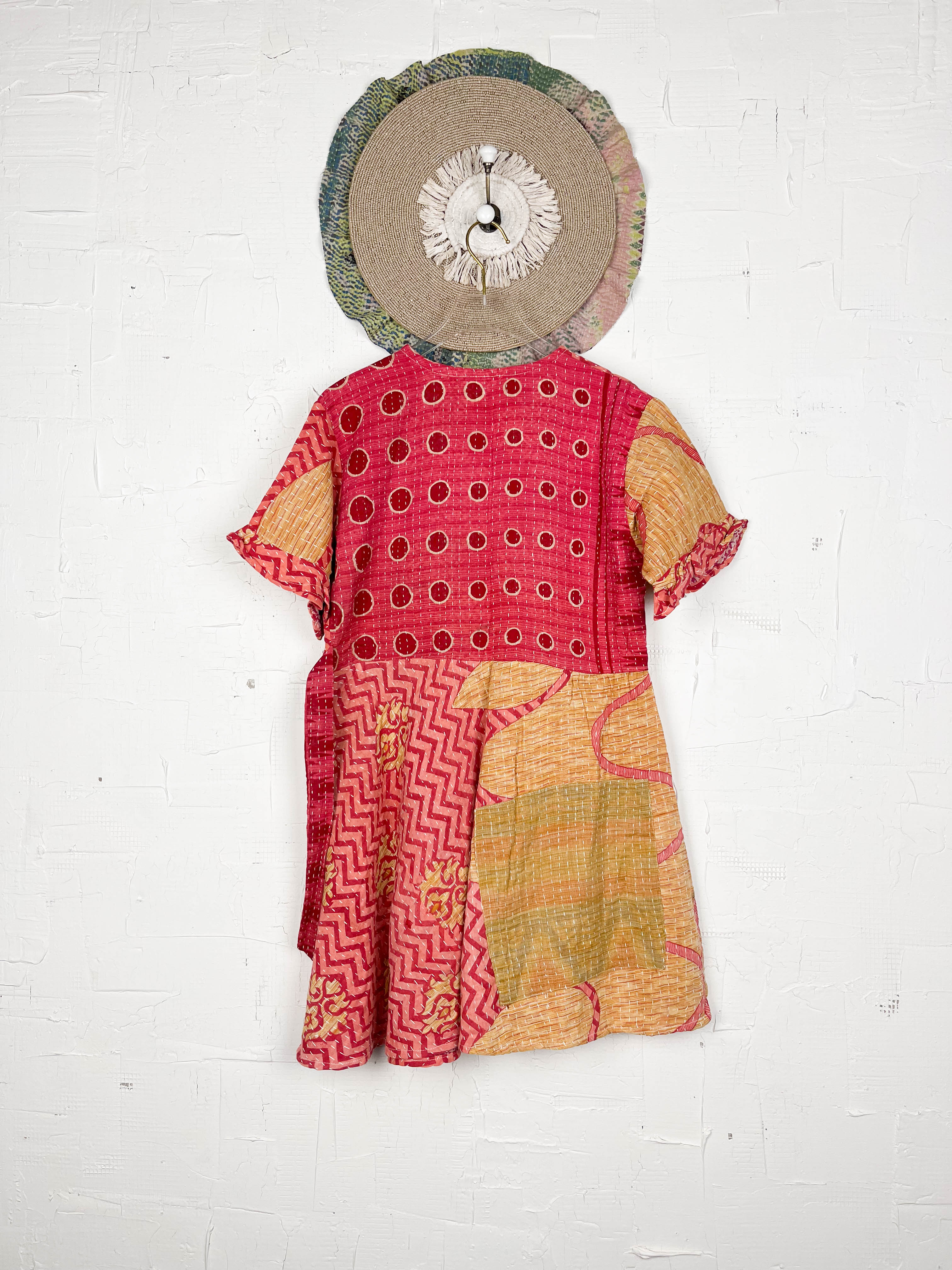 Wrap Kantha dress - Love Protect Sustain