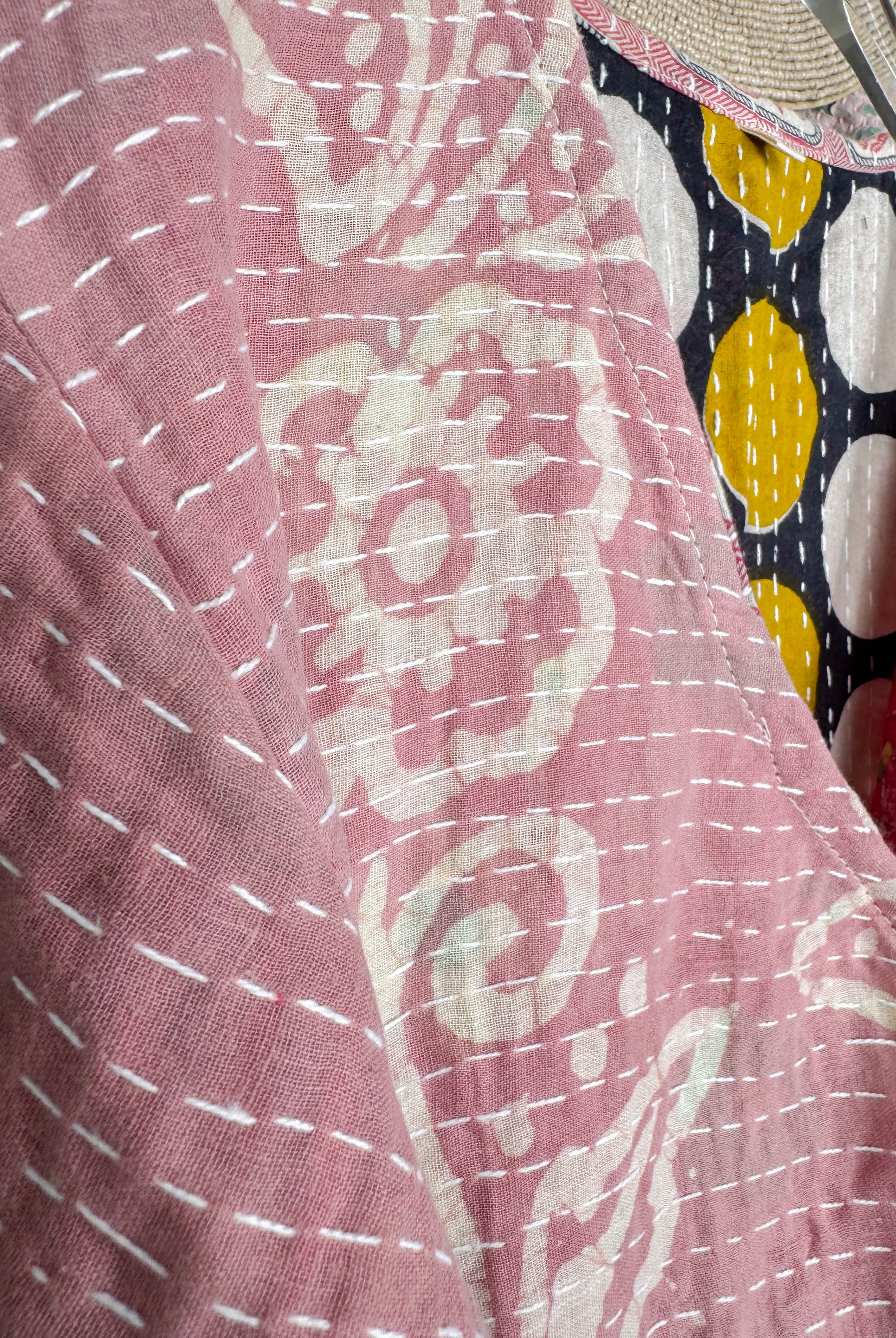 Wrap Kantha dress - Love Protect Sustain