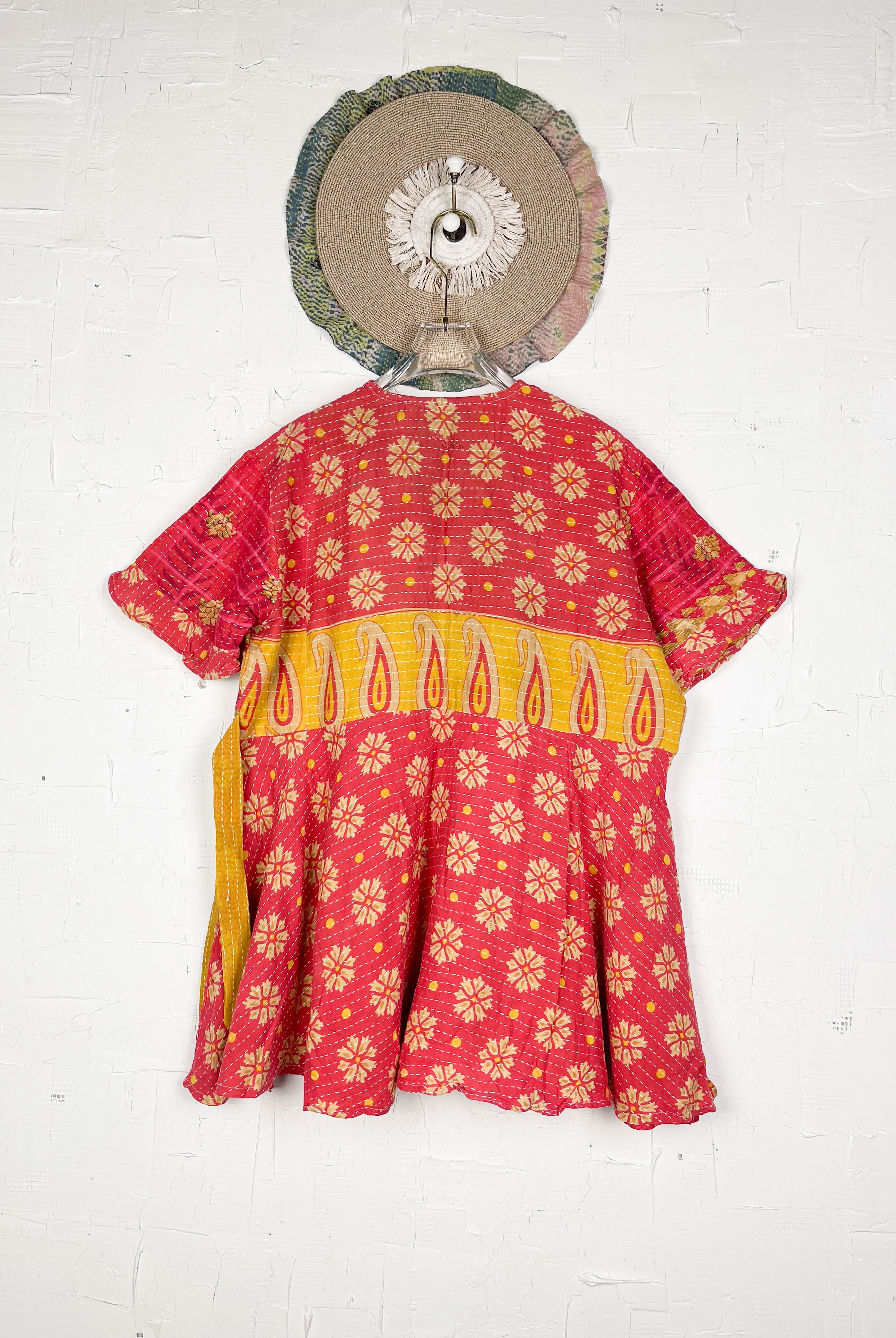 Wrap Kantha dress - Love Protect Sustain