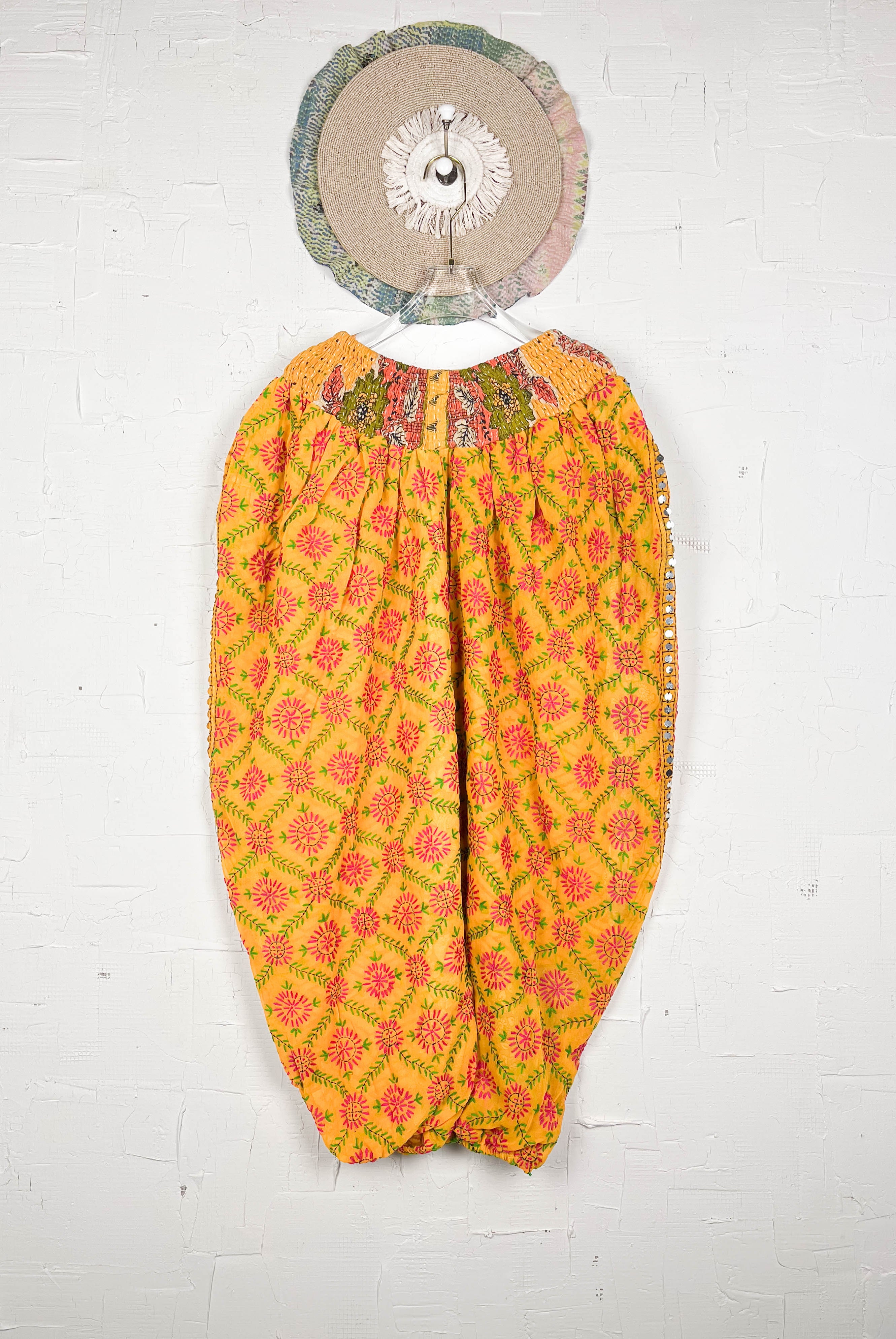 Yellow Boho Pants - Love Protect Sustain