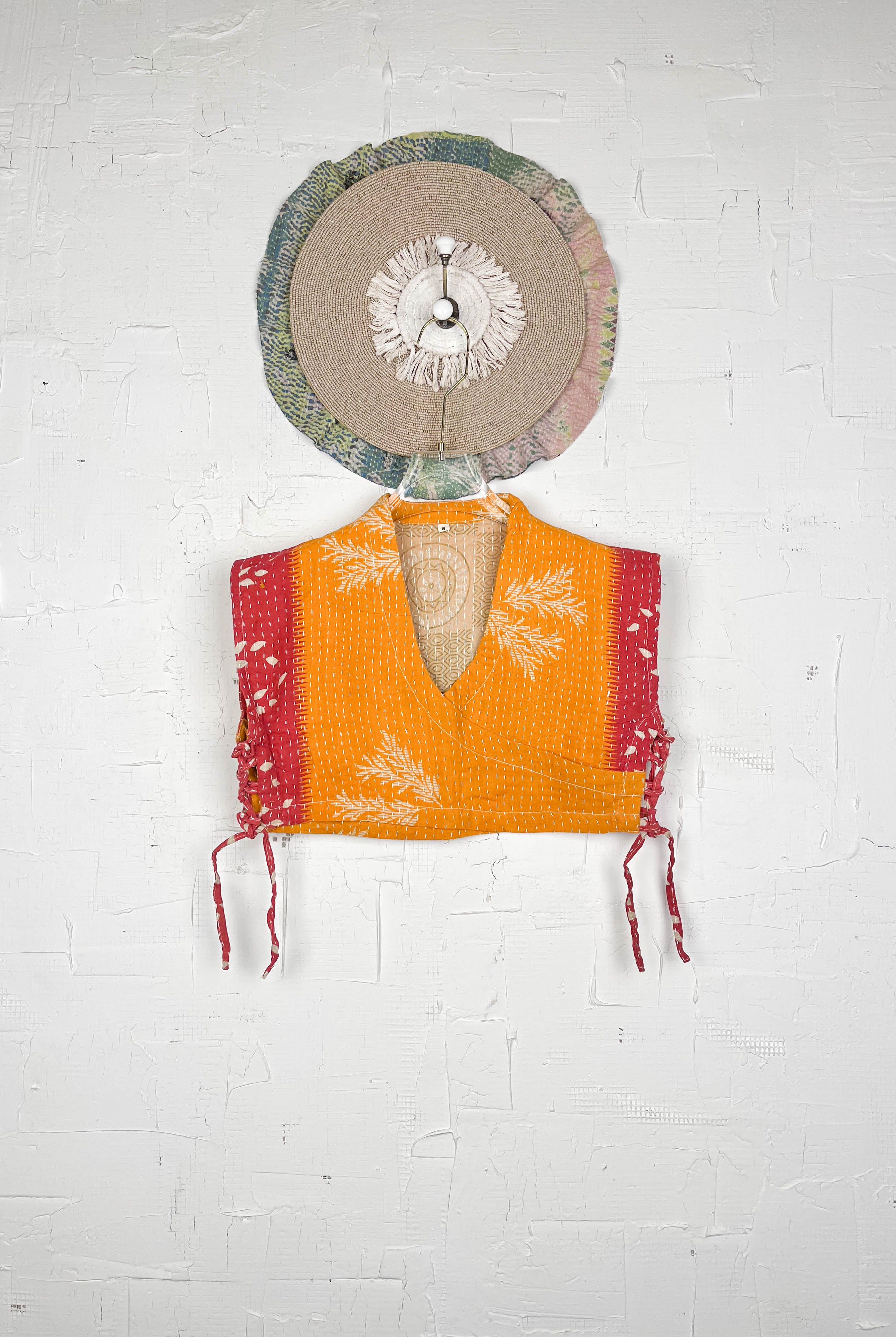 Yellow Kantha Top - Love Protect Sustain