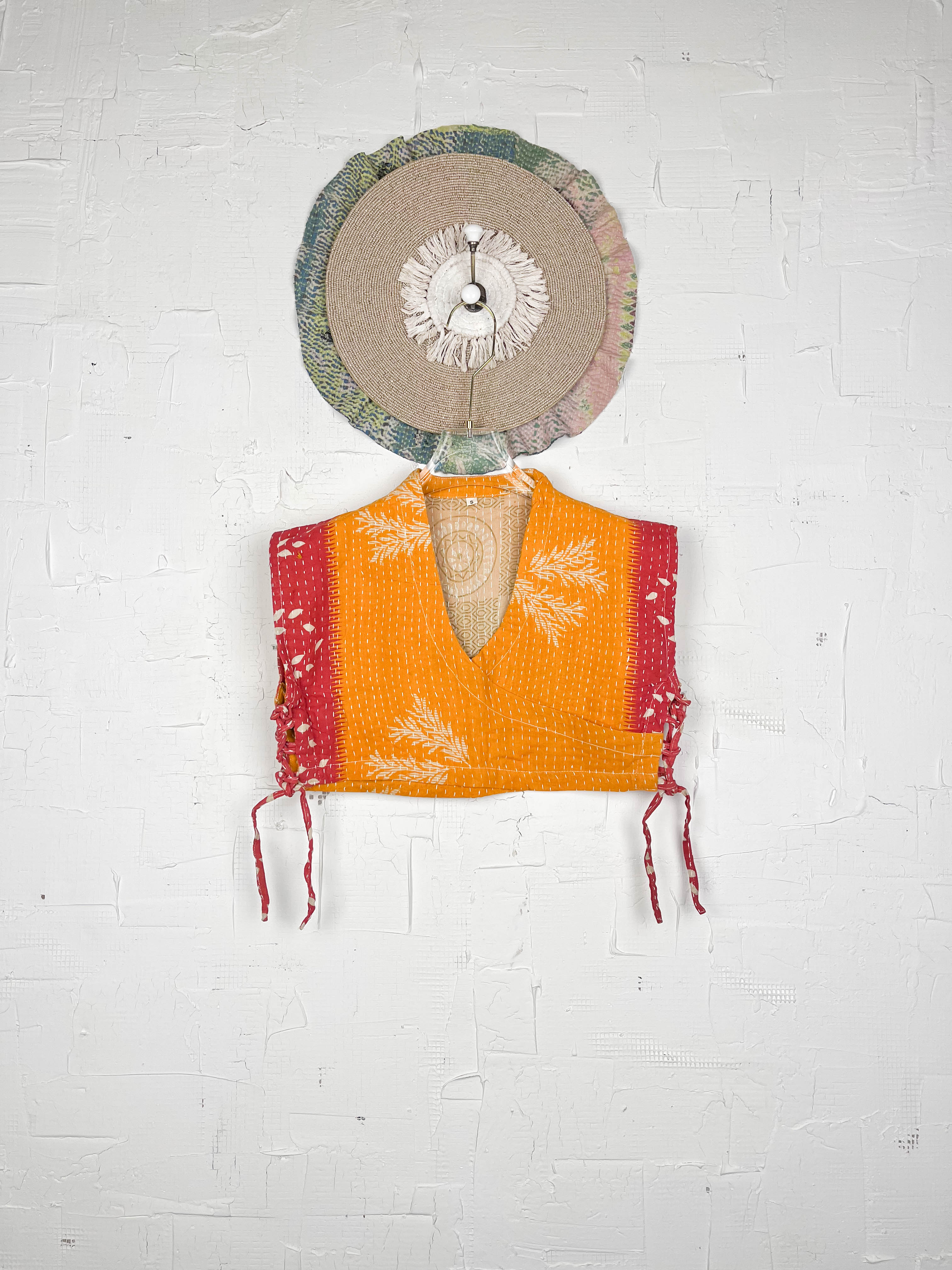 Yellow Kantha Top - Love Protect Sustain