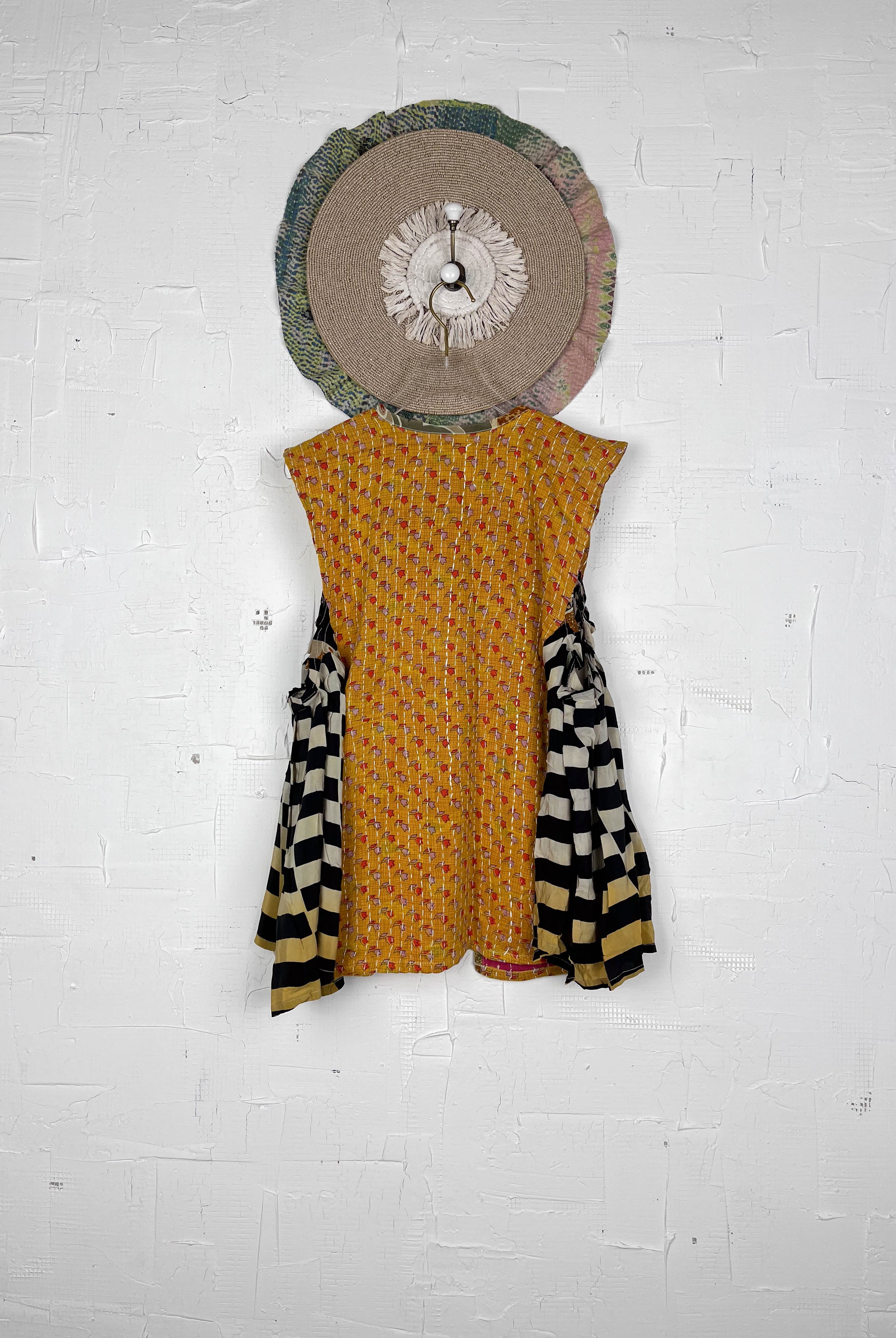 Yellow Kantha Top - Love Protect Sustain