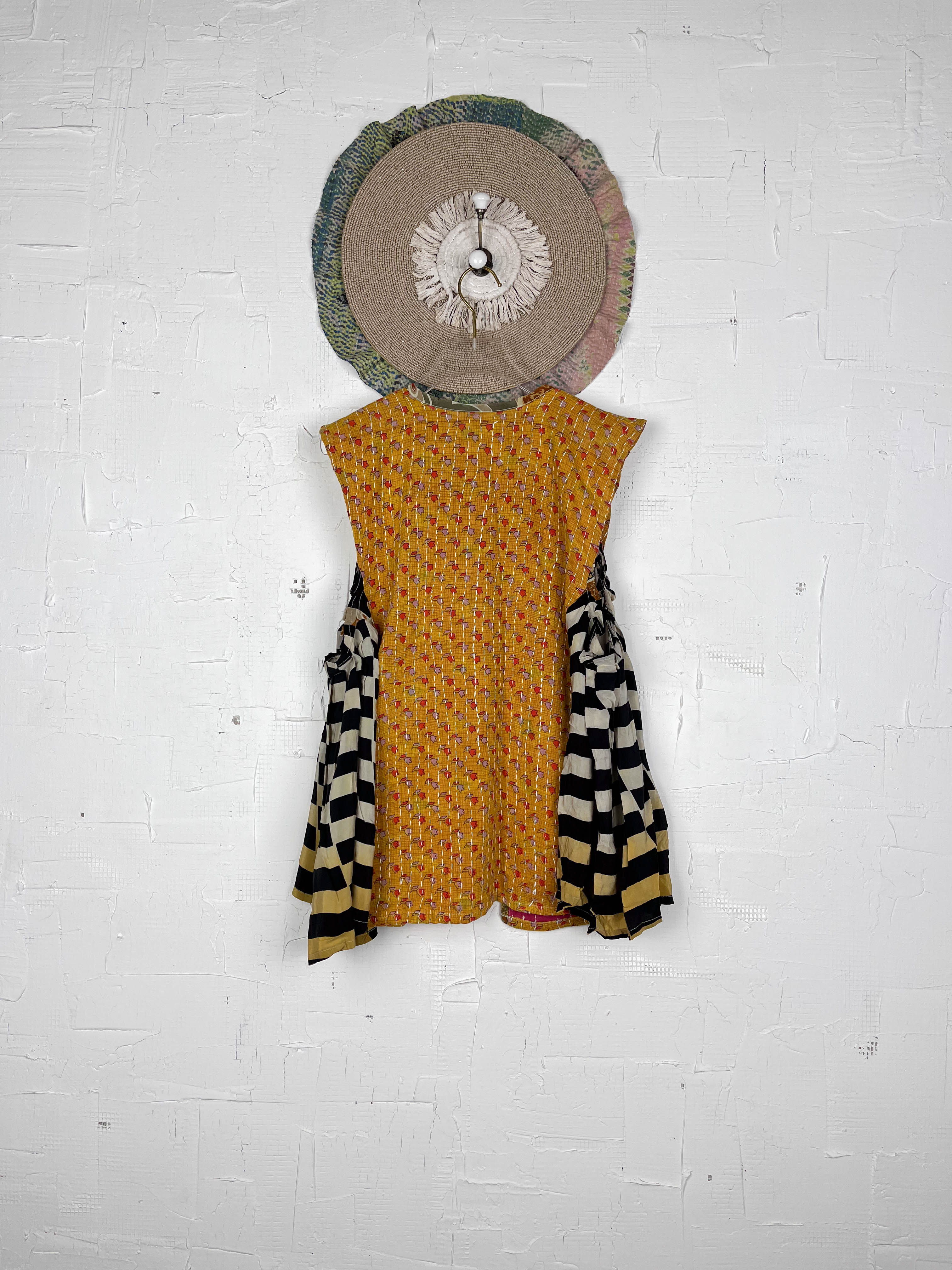 Yellow Kantha Top - Love Protect Sustain
