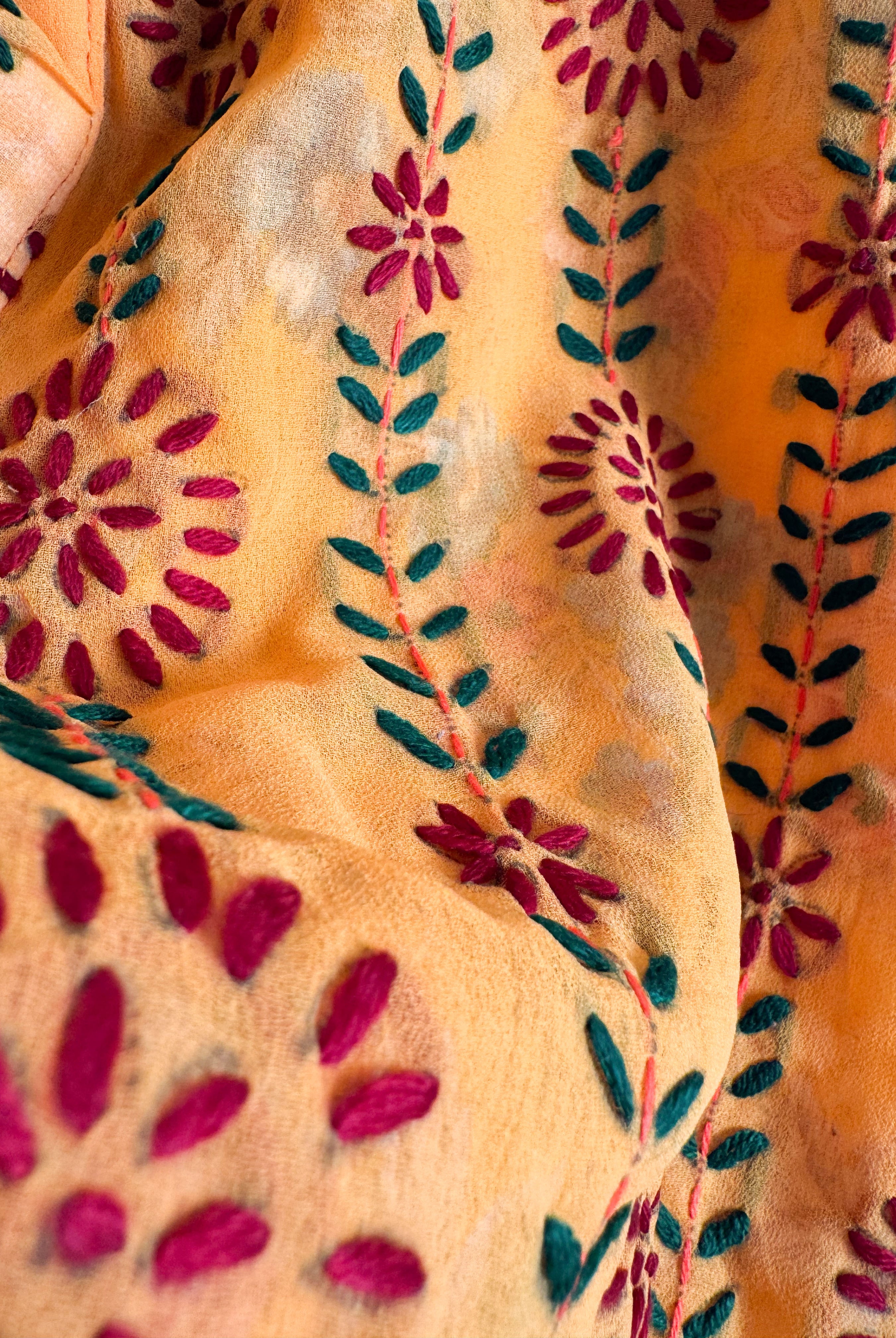 Yellow Kimono Robe - Love Protect Sustain