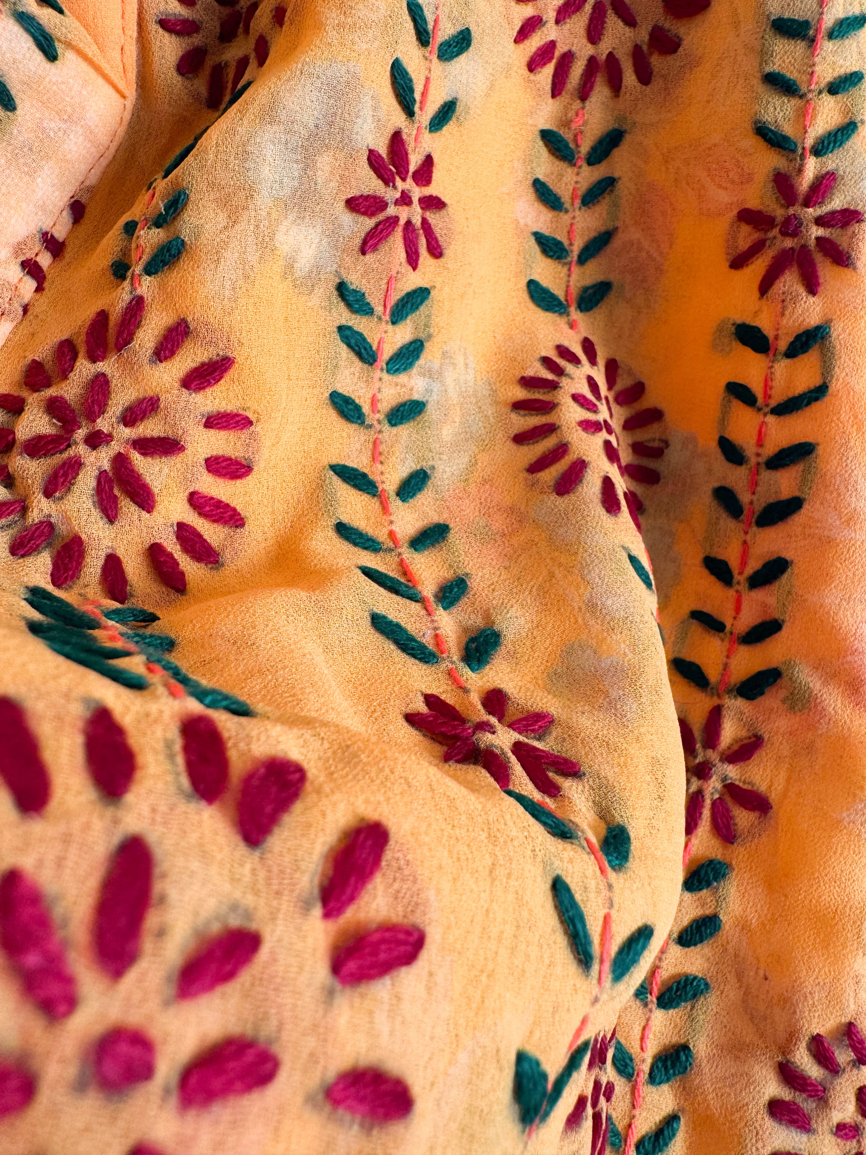 Yellow Kimono Robe - Love Protect Sustain