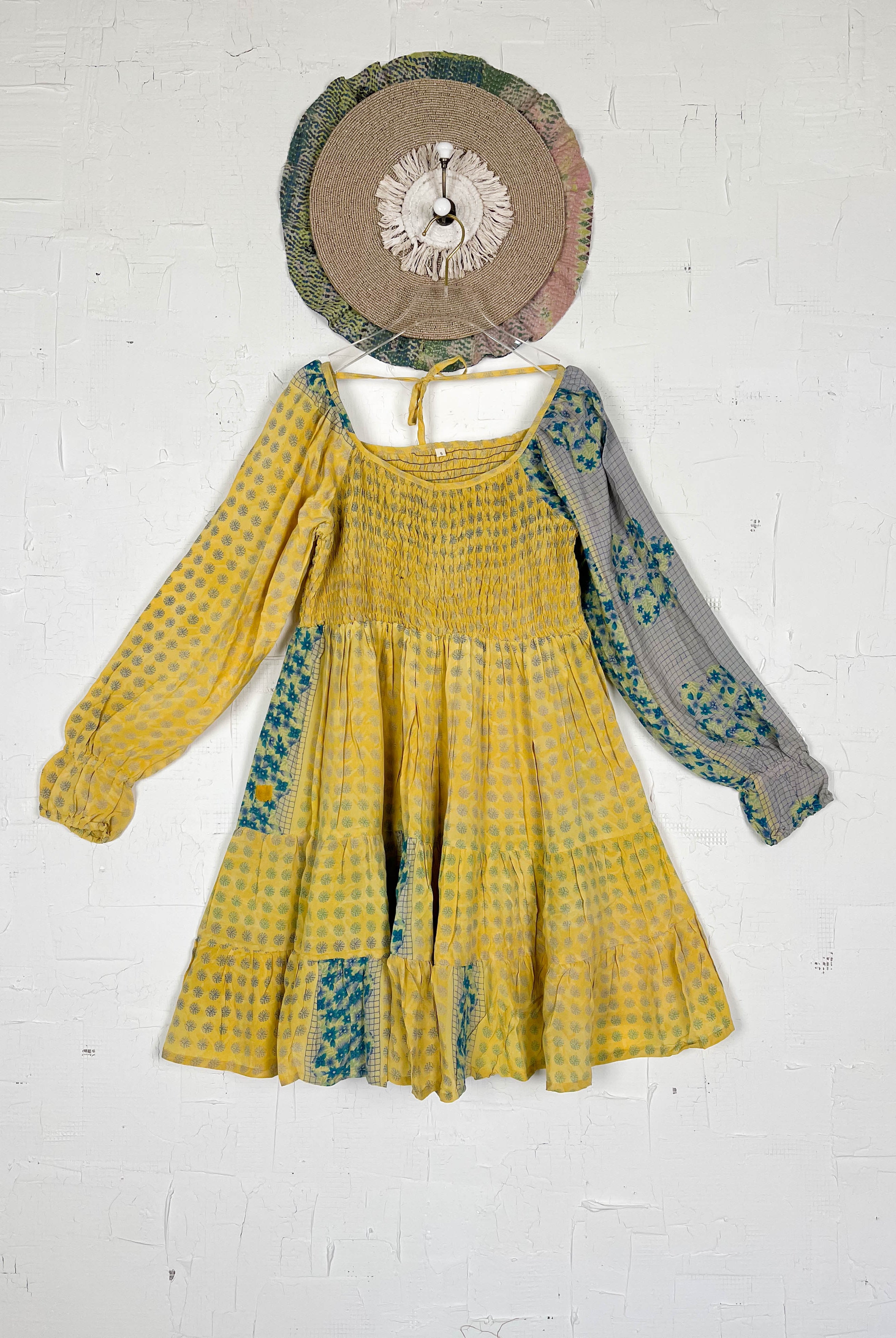 Yellow Midi Dress - Love Protect Sustain