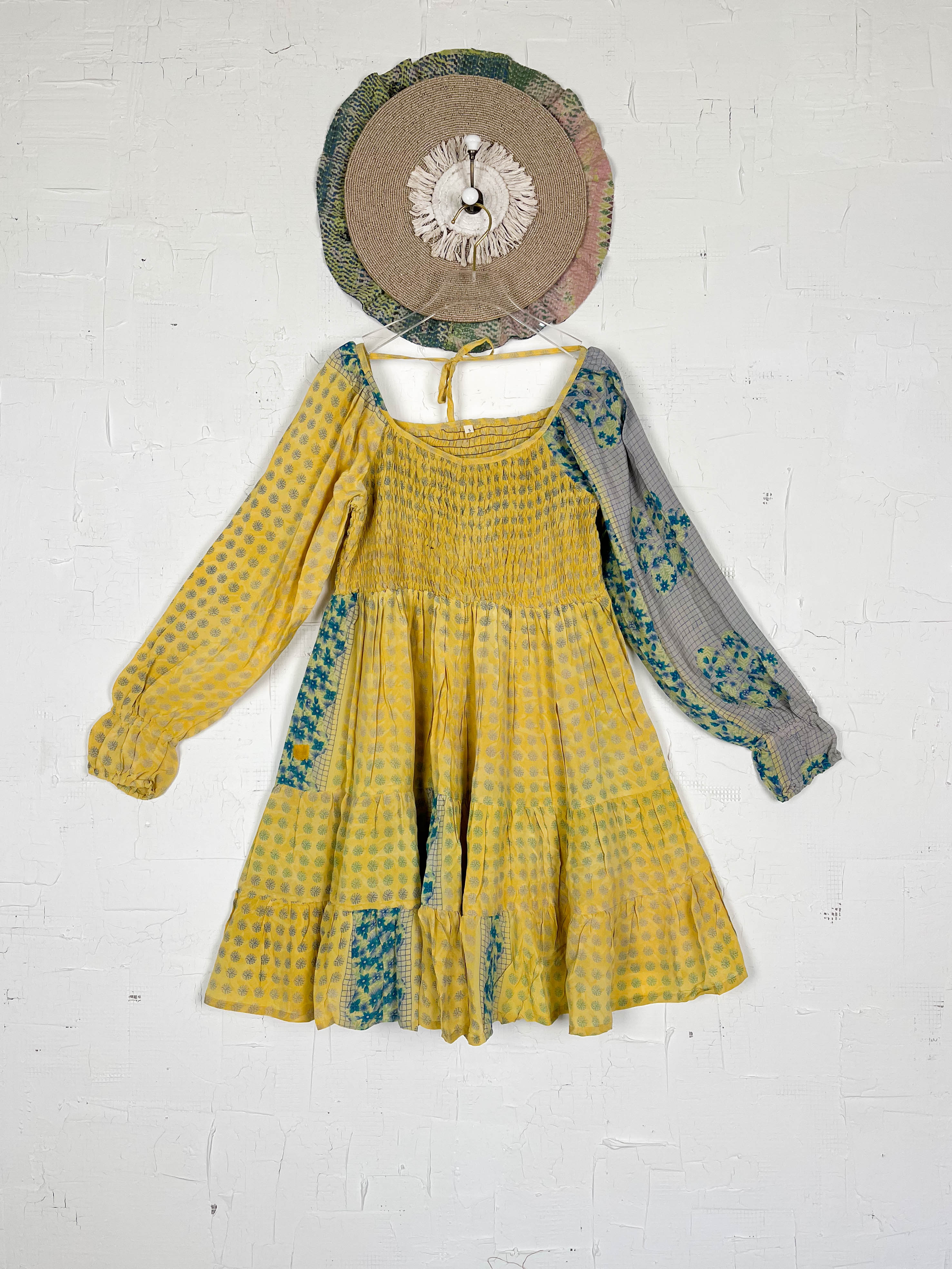 Yellow Midi Dress - Love Protect Sustain