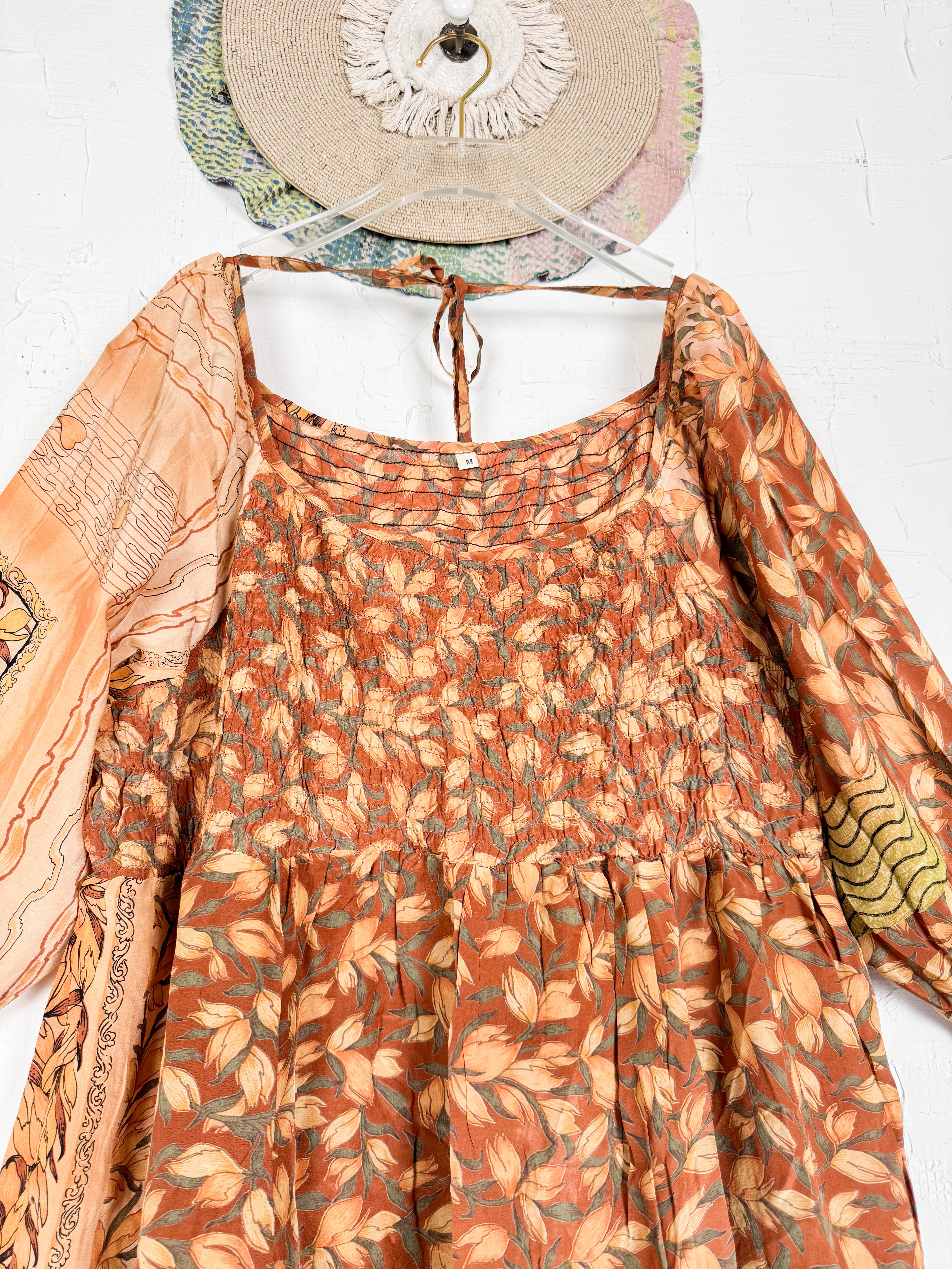 Yellow Silk Dress - Love Protect Sustain