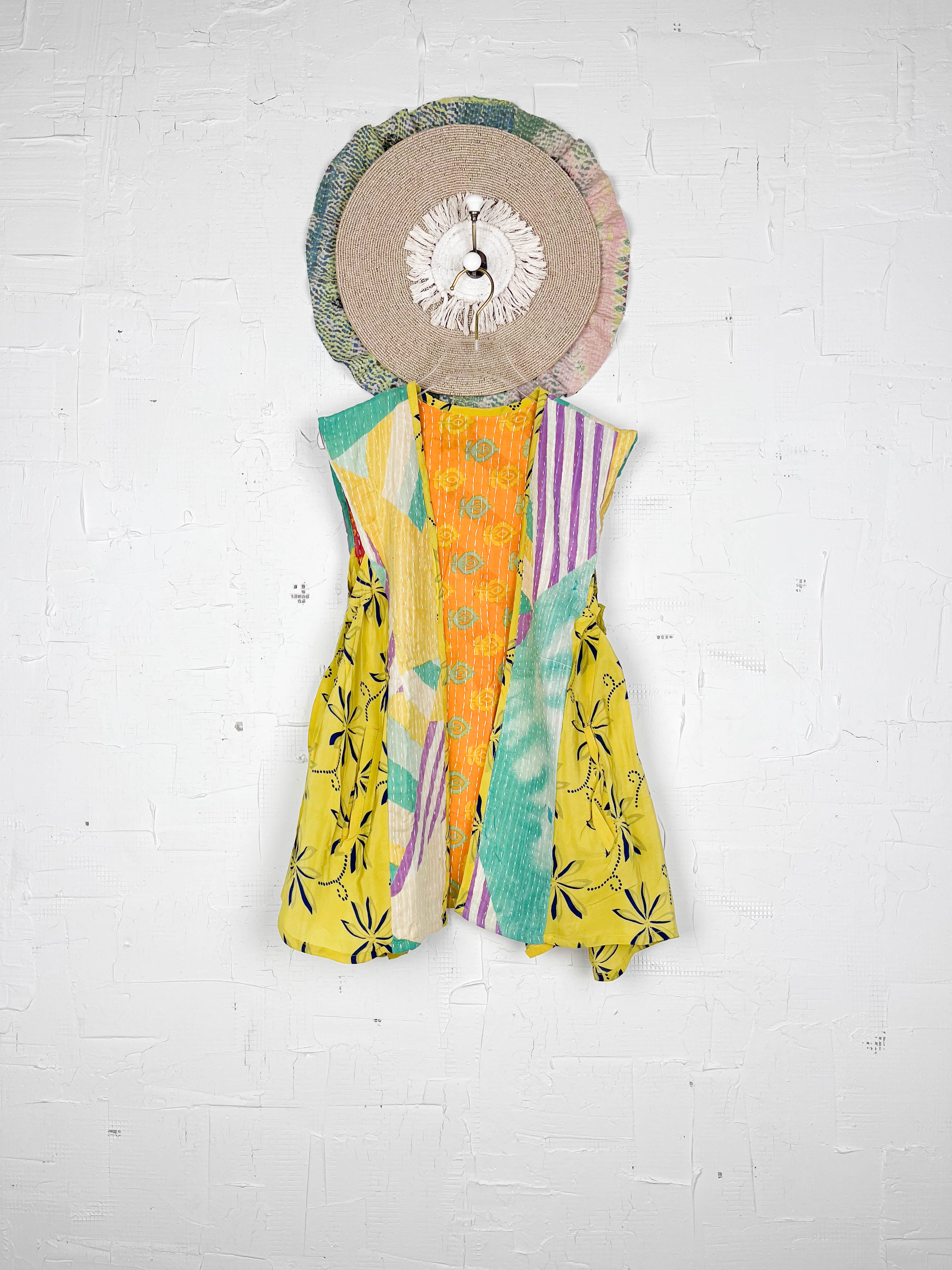 Yellow Silk Top - Love Protect Sustain