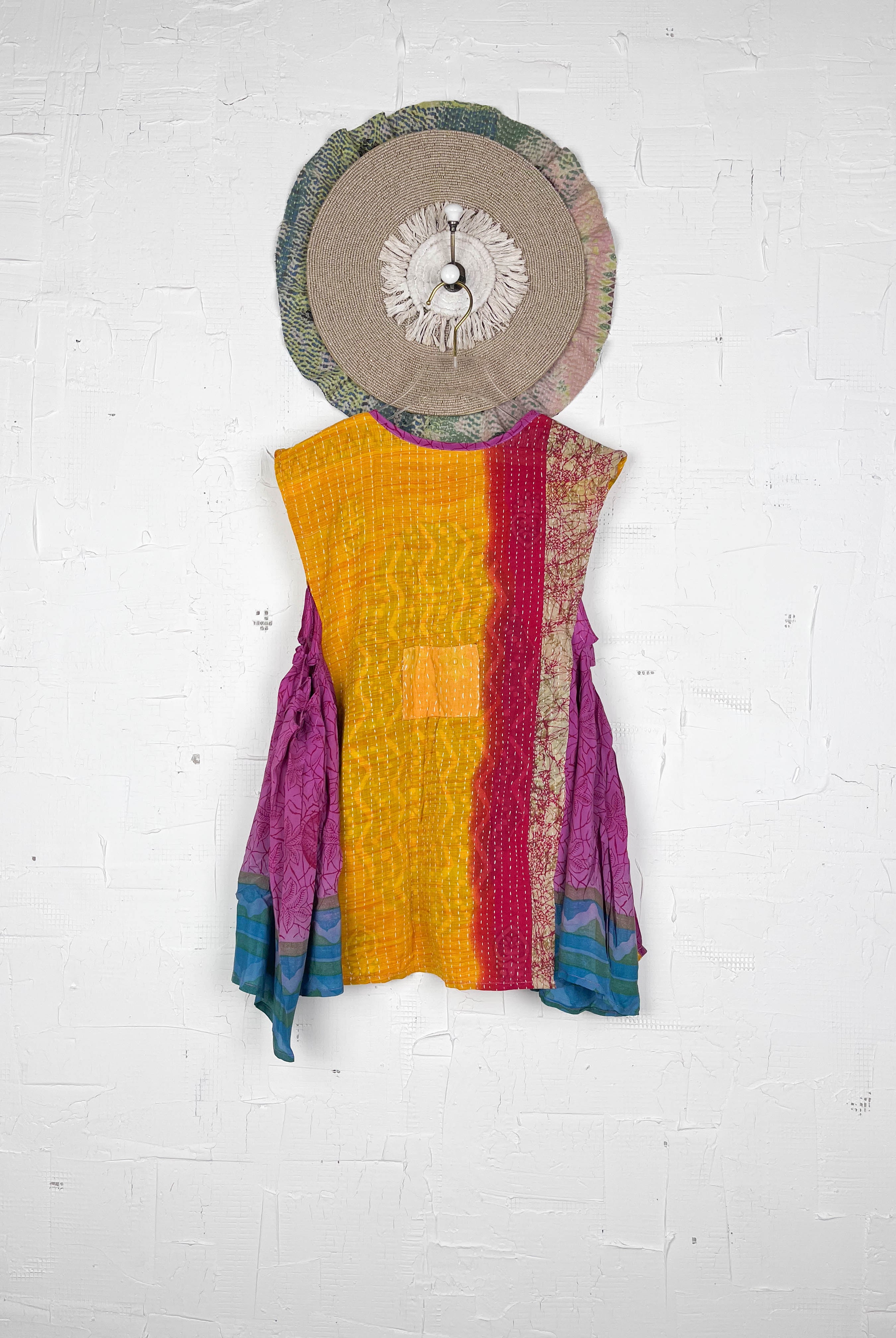 Yellow Silk Top - Love Protect Sustain