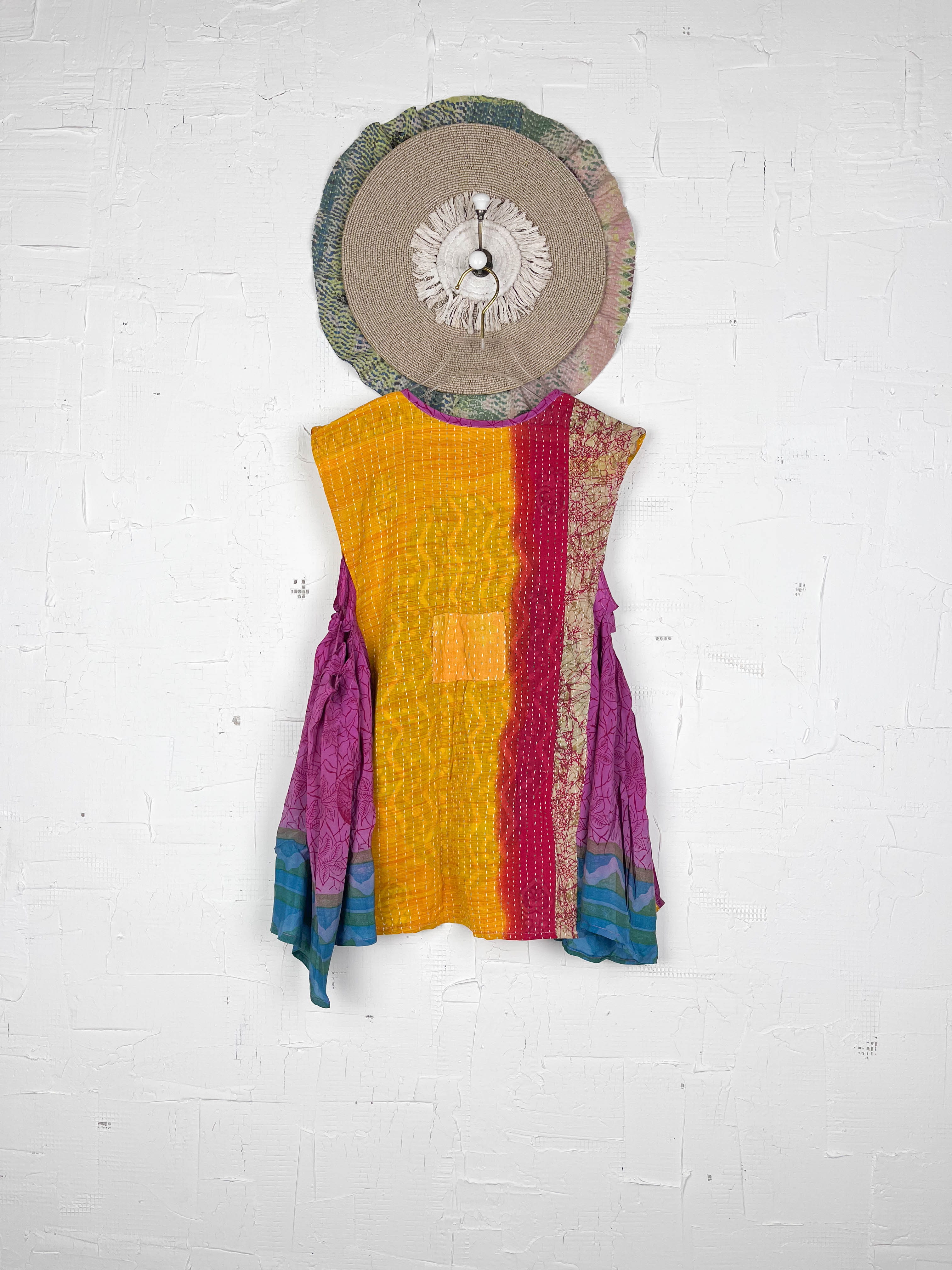 Yellow Silk Top - Love Protect Sustain