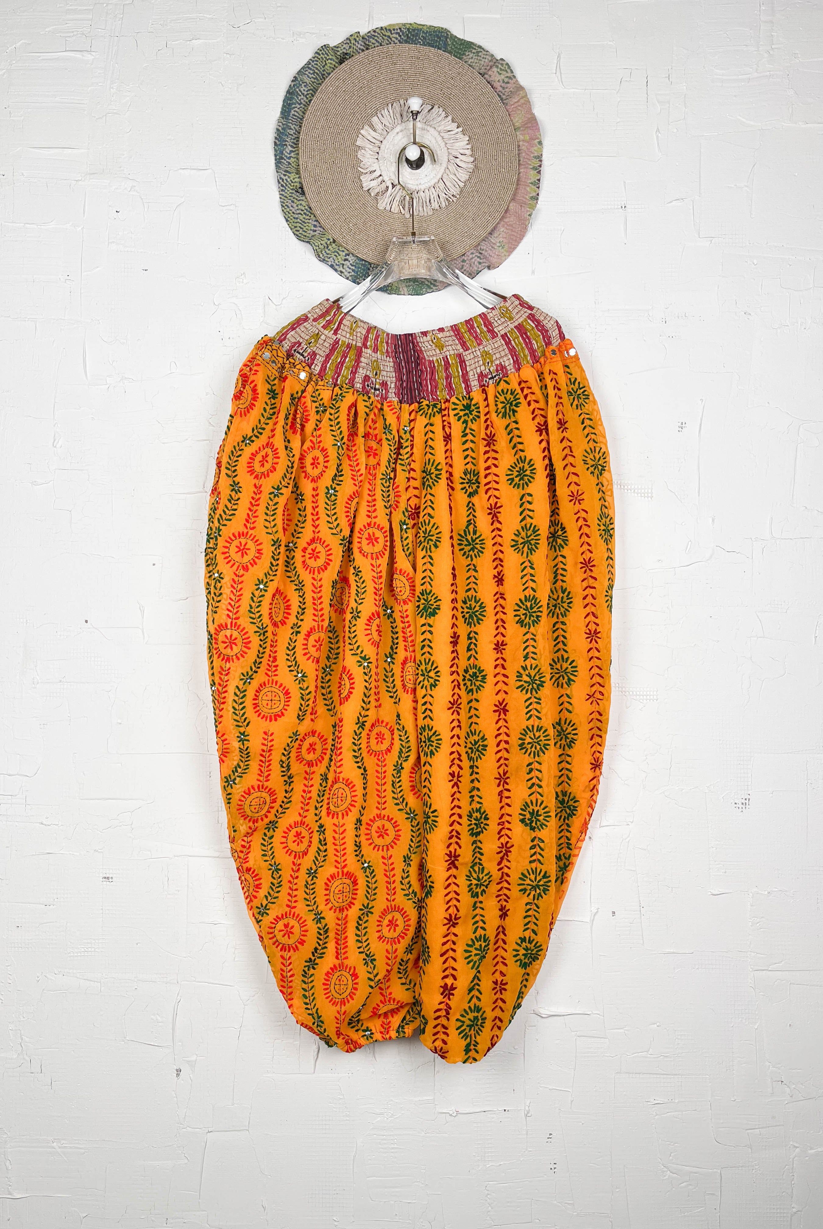 Yellow Vintage Pants- Love Protect Sustain